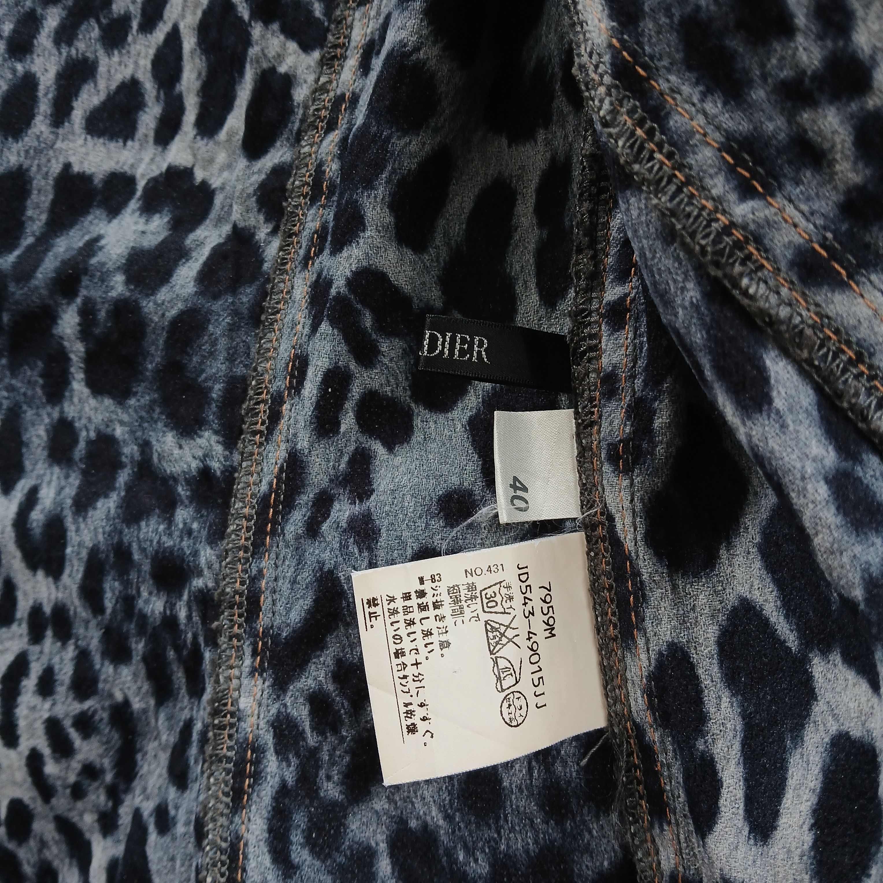 Japanese Brand Cordier japanese brand vkei style leopard denim jacket Size M / US 6-8 / IT 42-44 - 3 Thumbnail