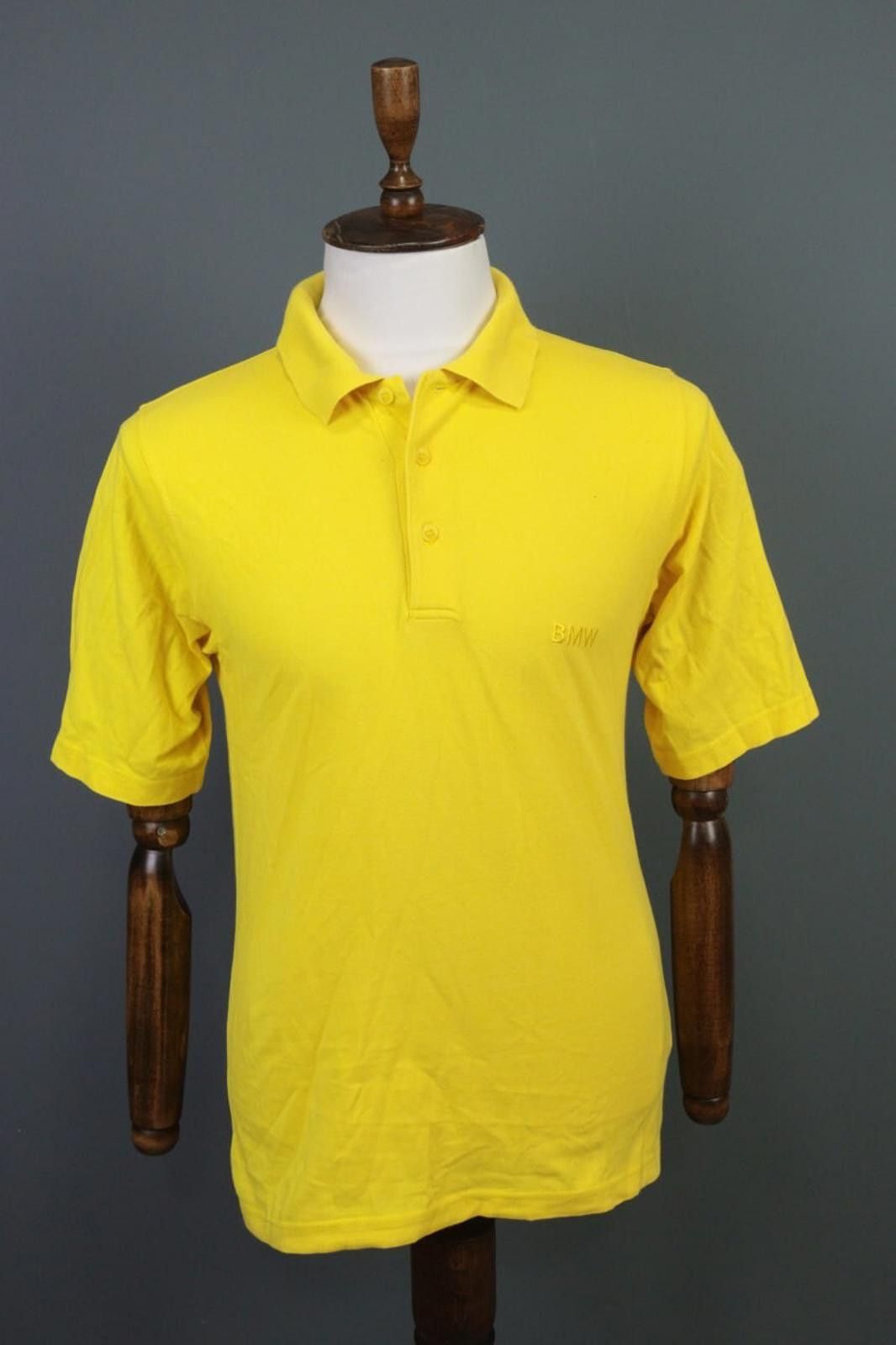 BMW BMW Fan Promotion Yellow Polo Shirt Size XS Size US XS / EU 42 / 0 - 1 Thumbnail