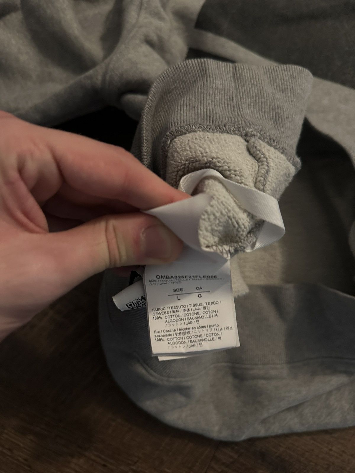 Off-White Off White Grey Crewneck Size US M / EU 48-50 / 2 - 6 Thumbnail