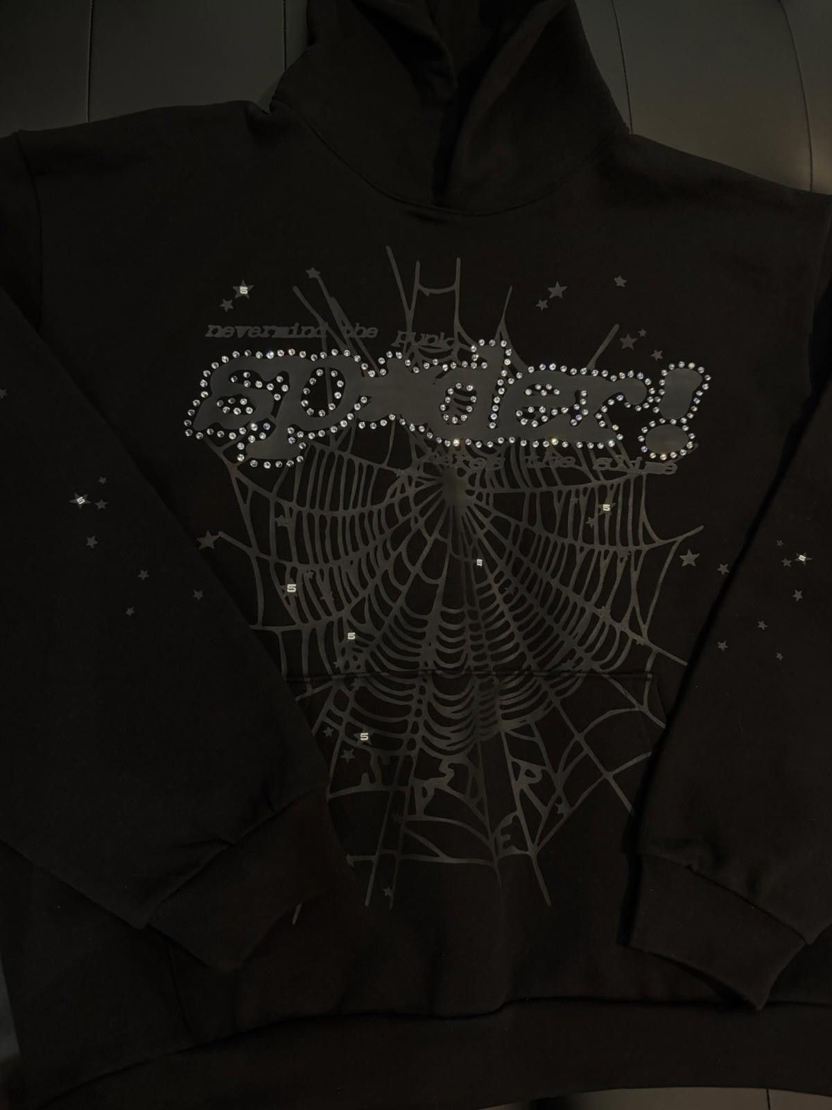 Sp5der Sp5der Black VVS Stone Hoodie Size (XXL) 2026 100% Authentic Size US L / EU 52-54 / 3 - 3 Thumbnail
