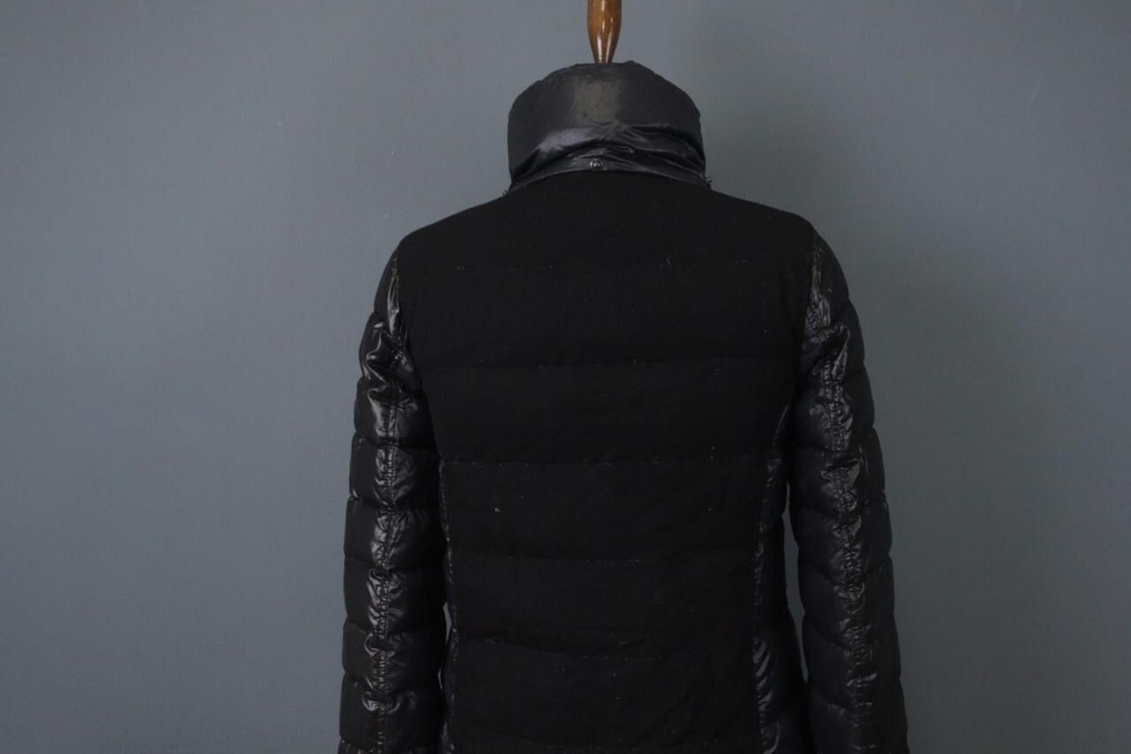 Duvetica Duvetica Black Wool Mock Neck Zip Puffer Jacket Size 44 Size M / US 6-8 / IT 42-44 - 10 Thumbnail