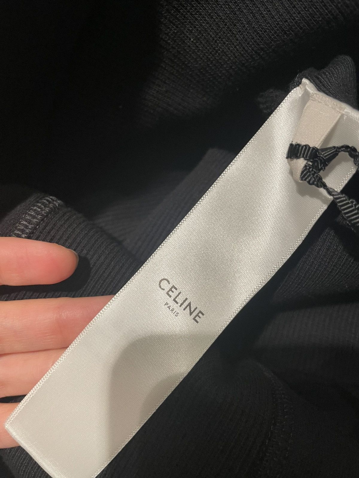 Celine Oversized hoodie in cotton fleece Size US S / EU 44-46 / 1 - 5 Thumbnail