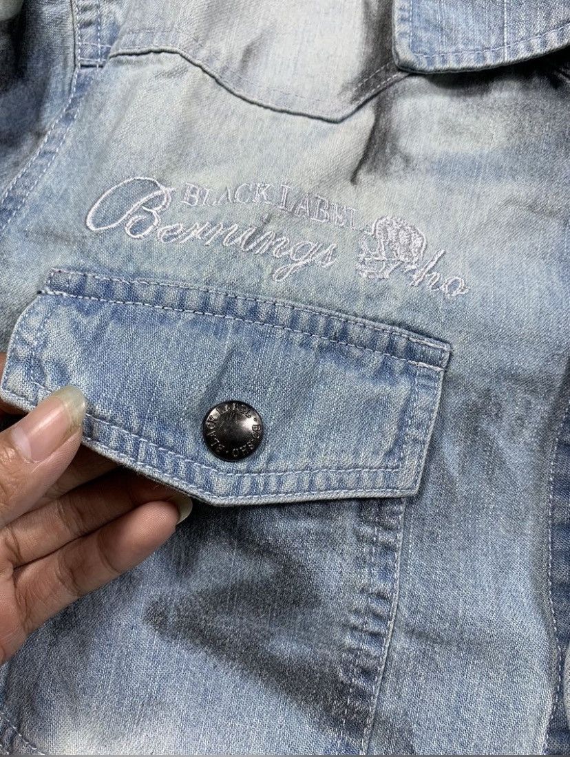 20471120 Bernings Sho Archive Smoke Skull Denim shirt Size US M / EU 48-50 / 2 - 4 Thumbnail