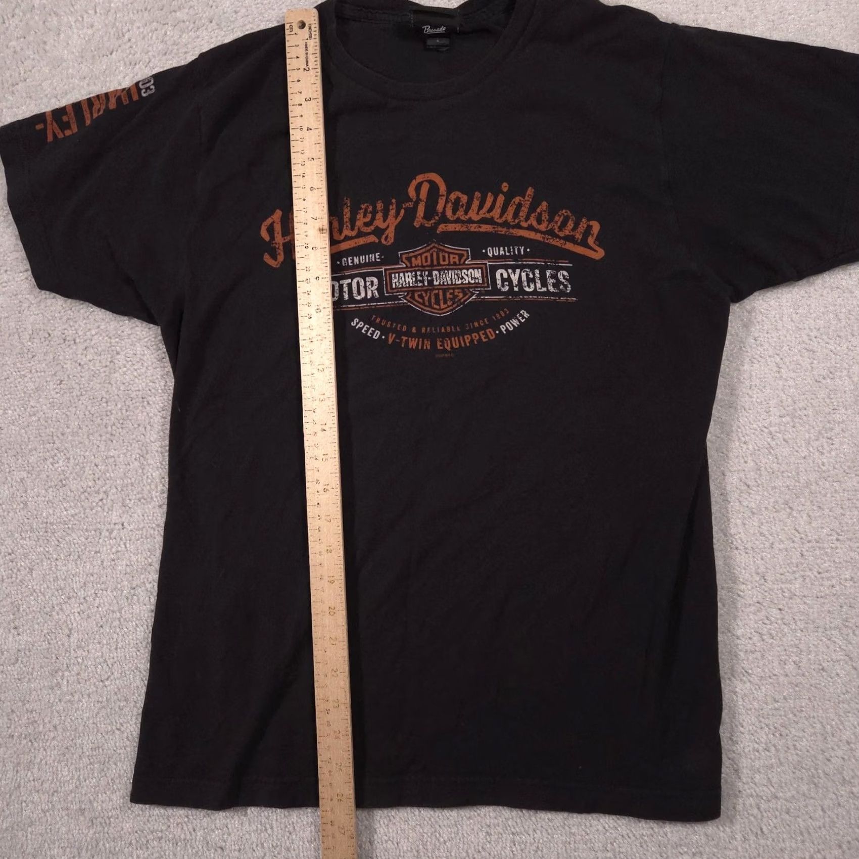 Harley Davidson Harley-Davidson Shirt Womens Large Black Graphic Tee Adamec Jacksonville Size L / US 10 / IT 46 - 7 Thumbnail