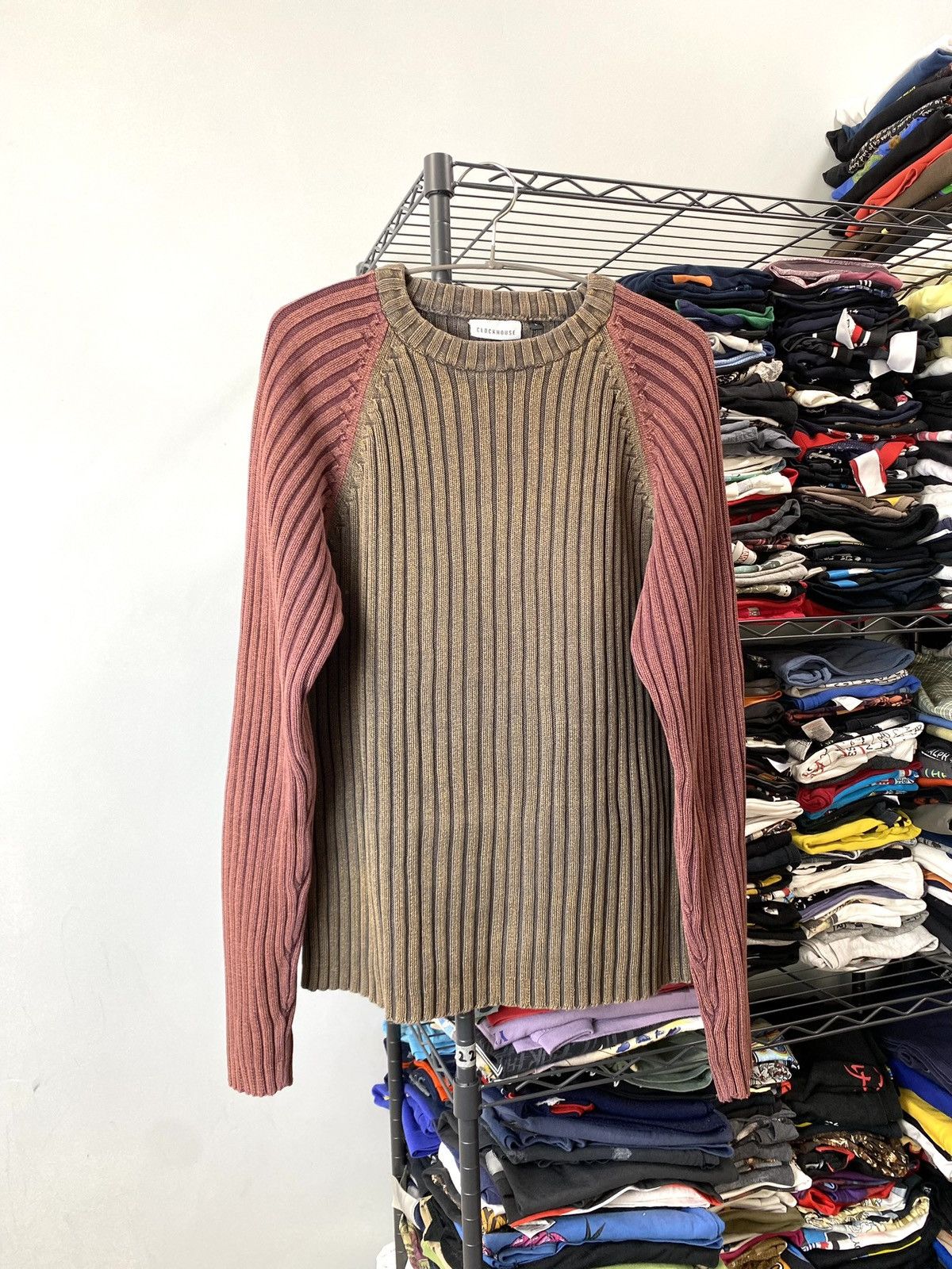 Vintage Y2K Vintage Striped Diesel Style Japanese Knit Sweater Size US L / EU 52-54 / 3 - 1 Thumbnail