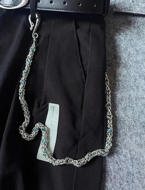 Jean Kiuchi x Gotoh Snake Bone Blue Stone Jeans Chain Accessories Size ONE SIZE - 1 Thumbnail