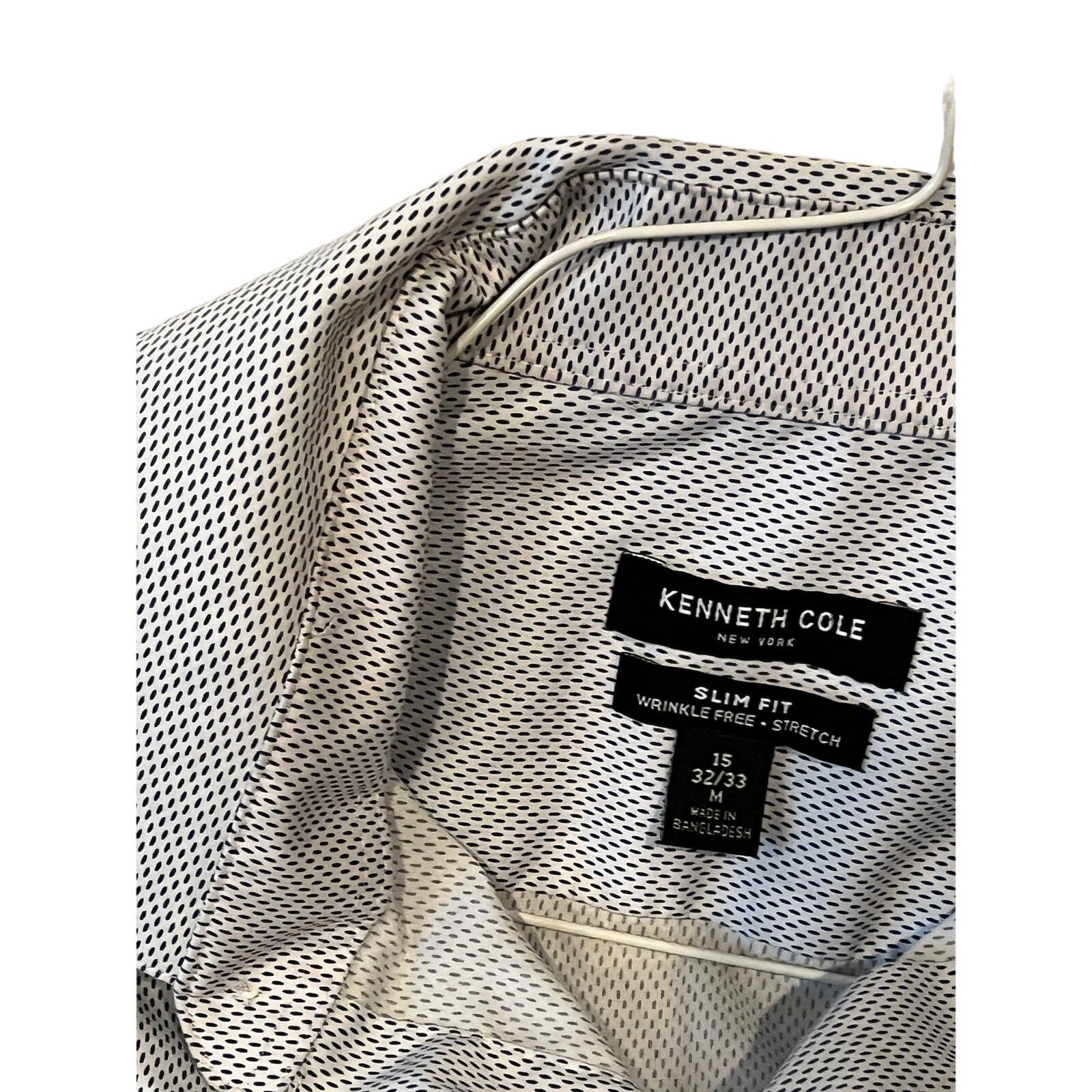 Kenneth Cole Kenneth Cole Slim Fit Button Down Long Sleeve Shirt Mens M Size US M / EU 48-50 / 2 - 2 Thumbnail