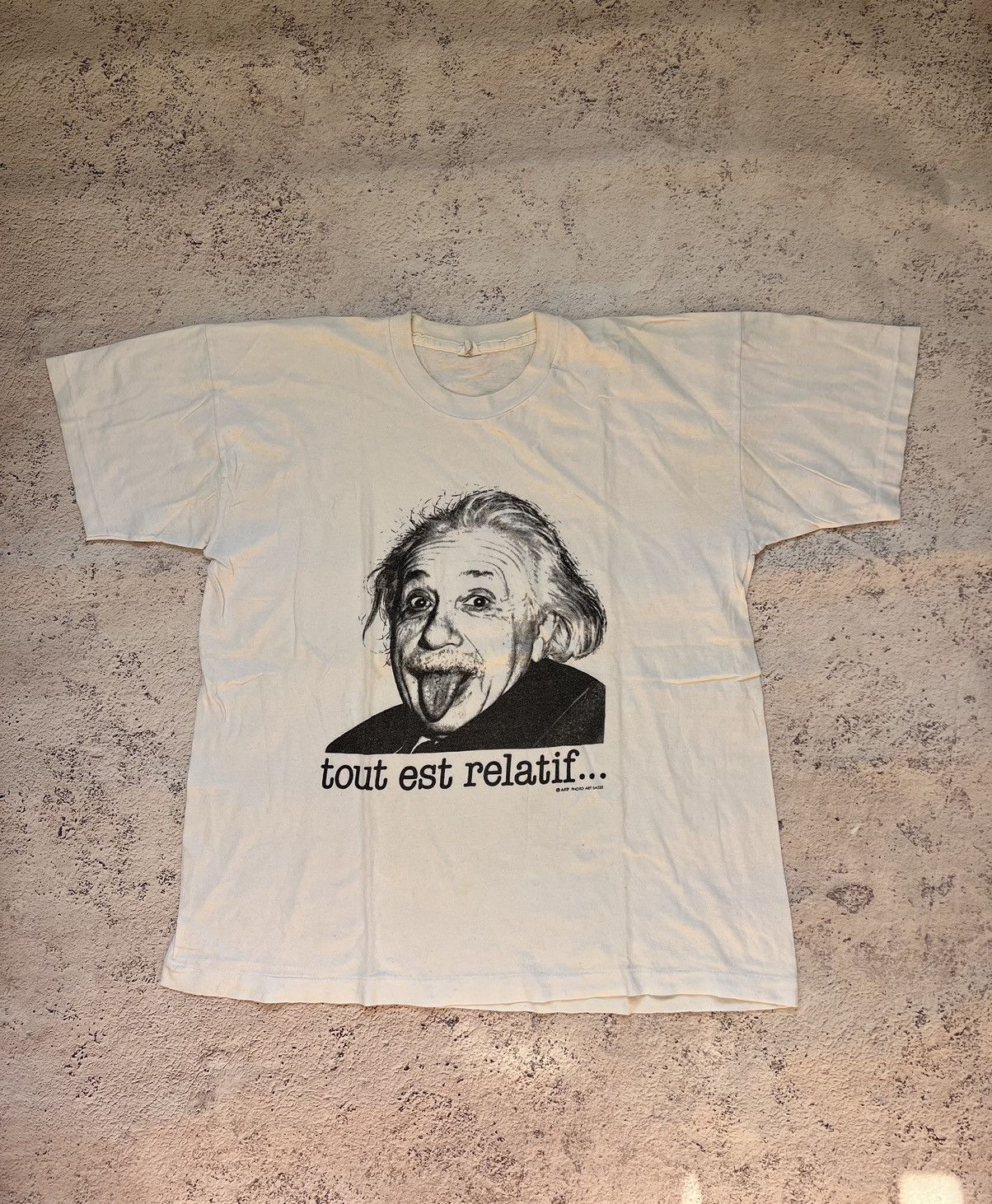 Vintage Albert Einstein Rare Vintage Single Stitch Shirt Size US XL / EU 56 / 4 - 2 Thumbnail