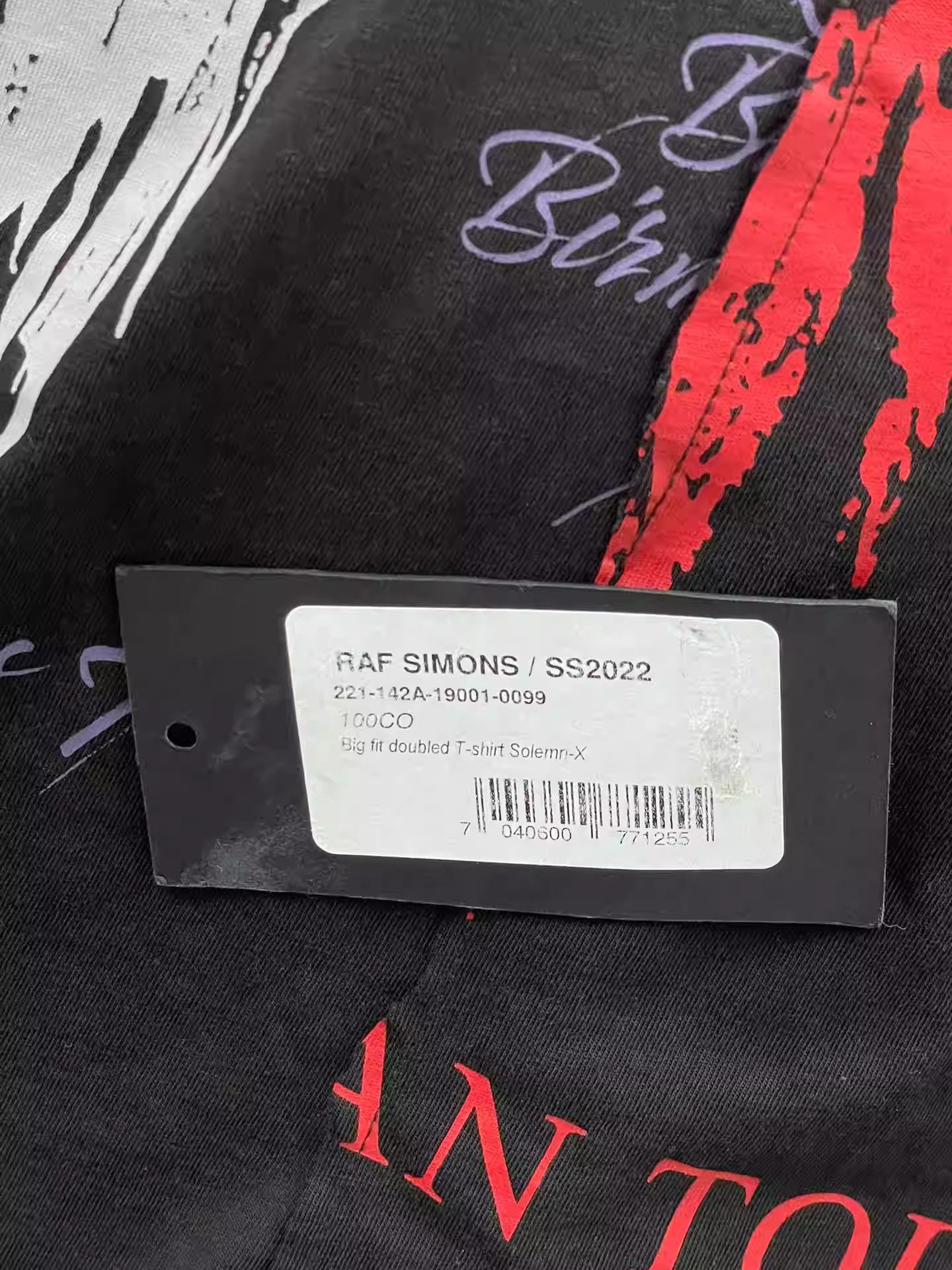 Raf Simons Raf Simons 22ss Reaper Print Patchwork Short Sleeve-2505 Size US S / EU 44-46 / 1 - 6 Thumbnail