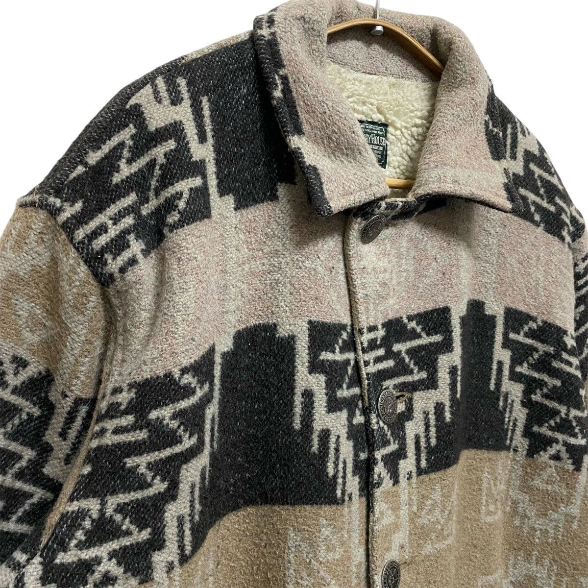Aztech Mountain Vintage KEARNEY HOUSE Wool Aztec Navajo Winter Jacket Size US L / EU 52-54 / 3 - 2 Thumbnail
