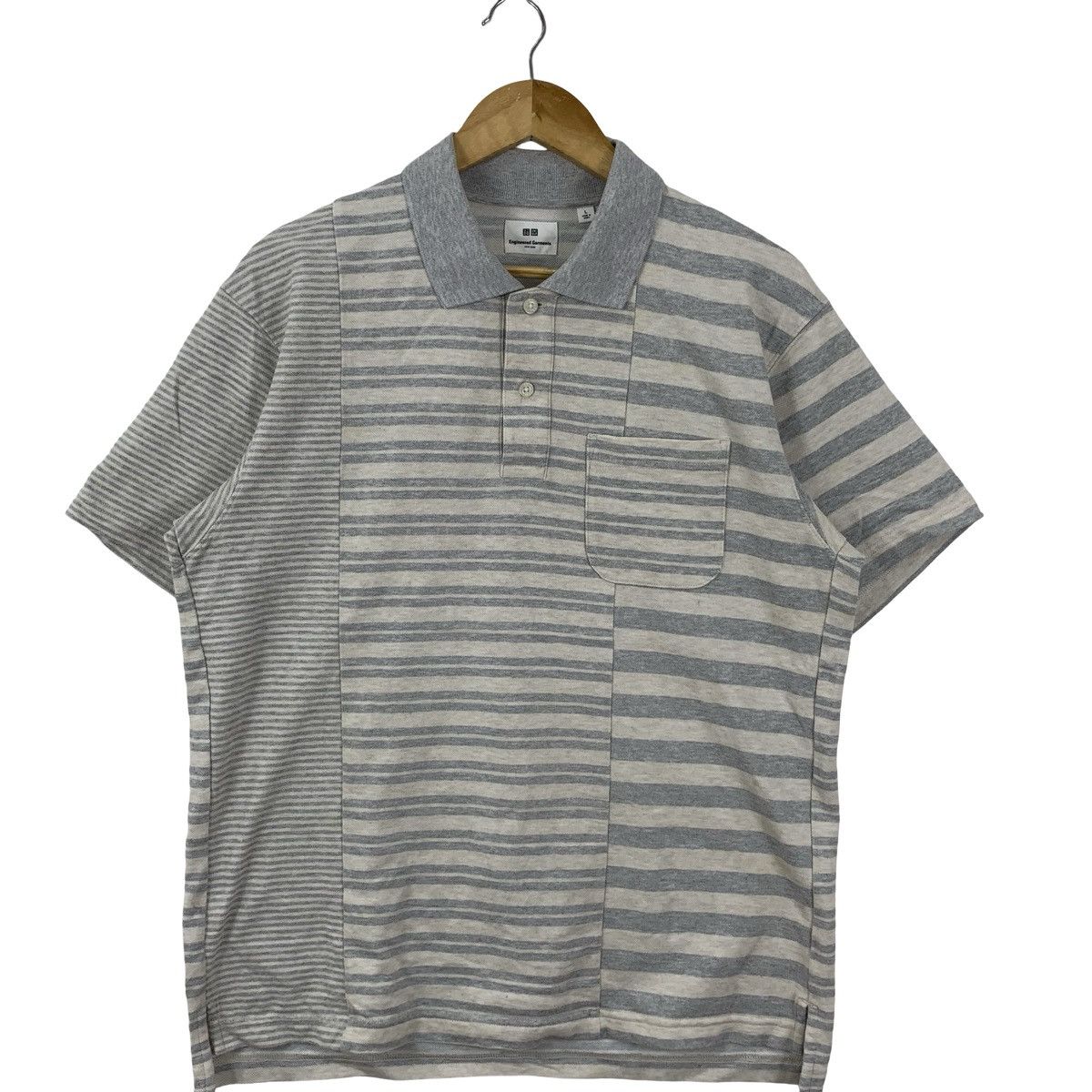 Engineered Garments ENGINEERED GARMENTS x UNIQLO Collection Patchwork Polo Tee Size US L / EU 52-54 / 3 - 5 Thumbnail