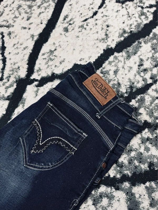 Von Dutch Von Dutch jeans with navy logo 33 Size 33" - 3 Thumbnail