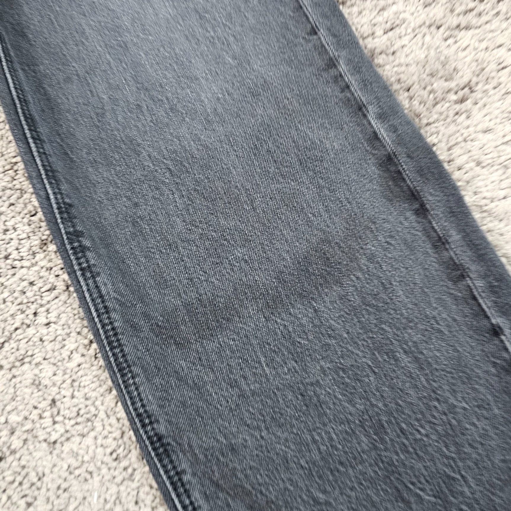 American Eagle Outfitters American Eagle Jeans Womens Size 0 Gray Stovepipe Stretch Straight Mid Rise 25x29 Denim Size 25" / US 0 / IT 36 - 2 Thumbnail