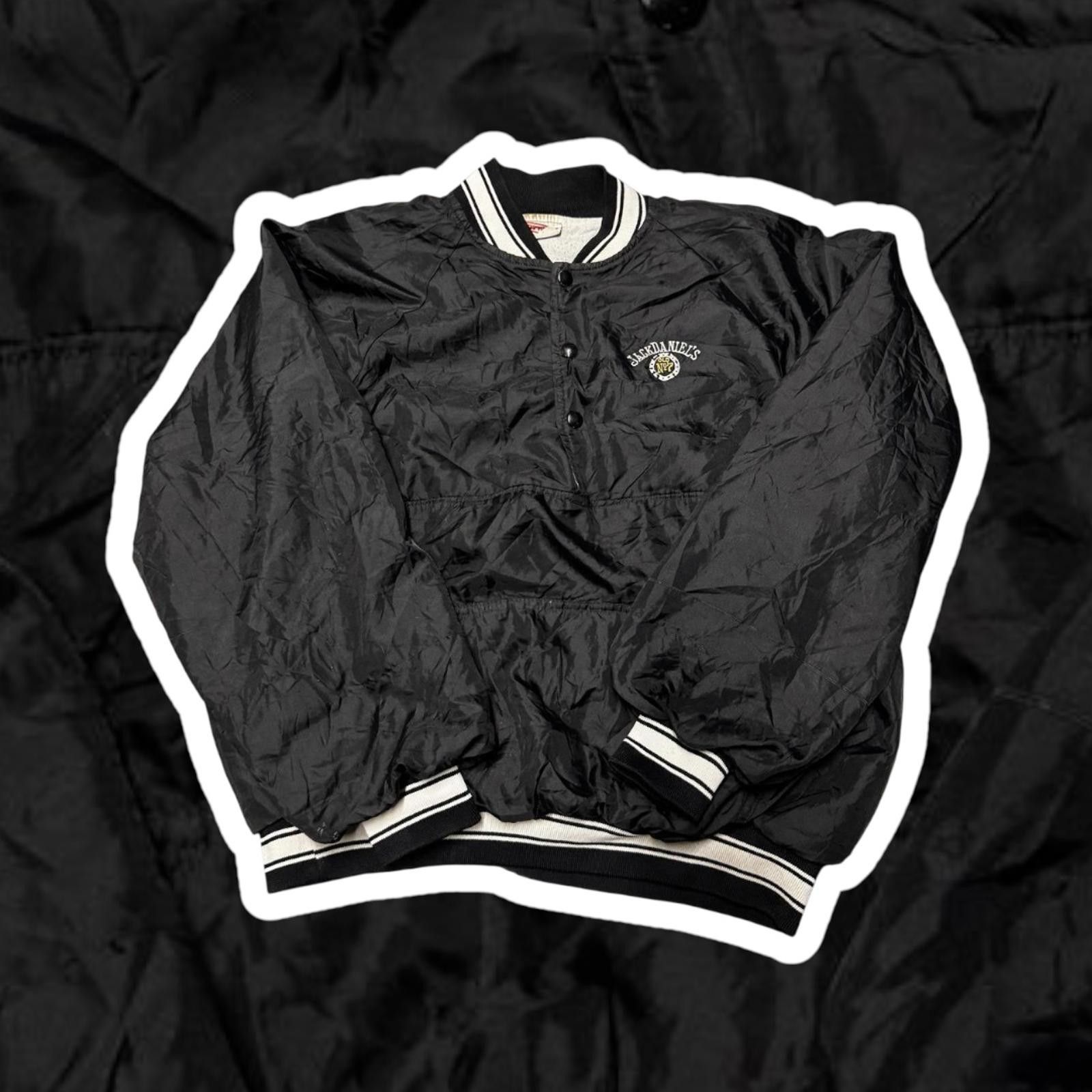 Designer Jack Daniel's Vintage Black Jacket Size US L / EU 52-54 / 3 - 1 Thumbnail