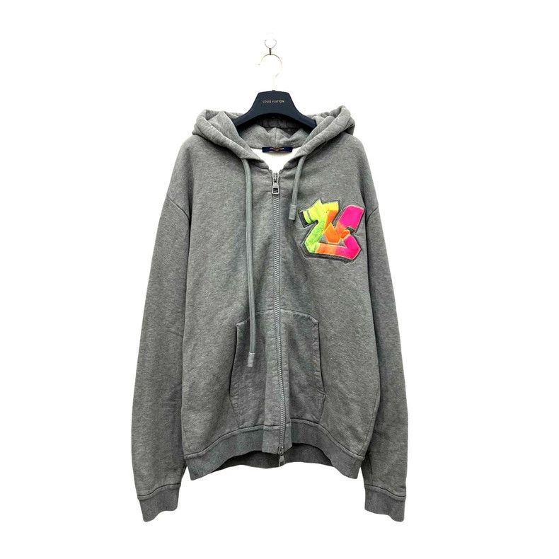 Louis Vuitton Louis Vuitton Graffiti Logo Hooded Jacket Size US XXL / EU 58 / 5 - 1 Thumbnail