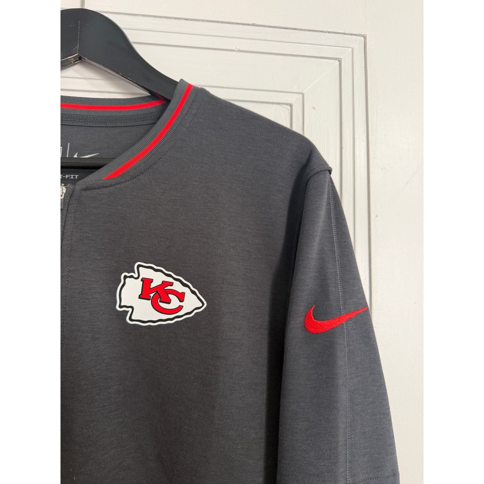 Nike Kansas City Chiefs Nike 1/4-Zip Men's Size Medium Size US M / EU 48-50 / 2 - 2 Thumbnail