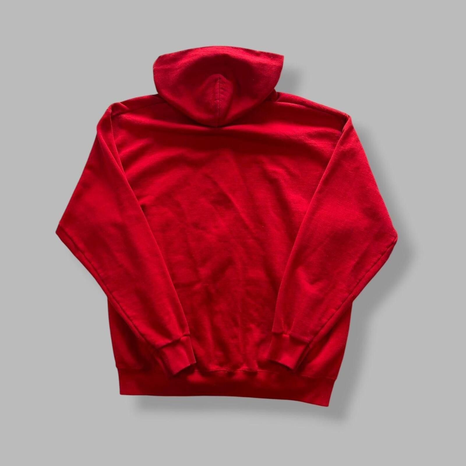 Vintage Vintage Red Zip Up Hoodie Size US L / EU 52-54 / 3 - 4 Thumbnail