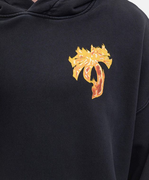 Palm Angels o1s22i1n1224 Oversized Hoodie in Black Size US S / EU 44-46 / 1 - 5 Thumbnail