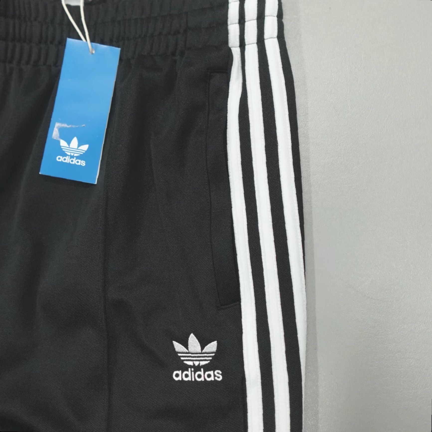 Adidas Adidas Adicolor Baggy Fit Firebird Track Pants Men L Black IZ4801 Size US 33 - 2 Thumbnail