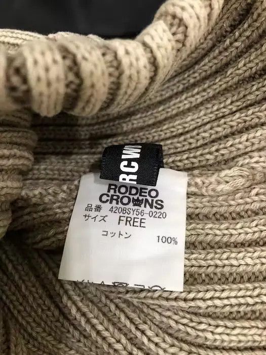 Japanese Brand Japanese Brand Rodeo Crown Knit Plain beanie Hat Size ONE SIZE - 5 Thumbnail