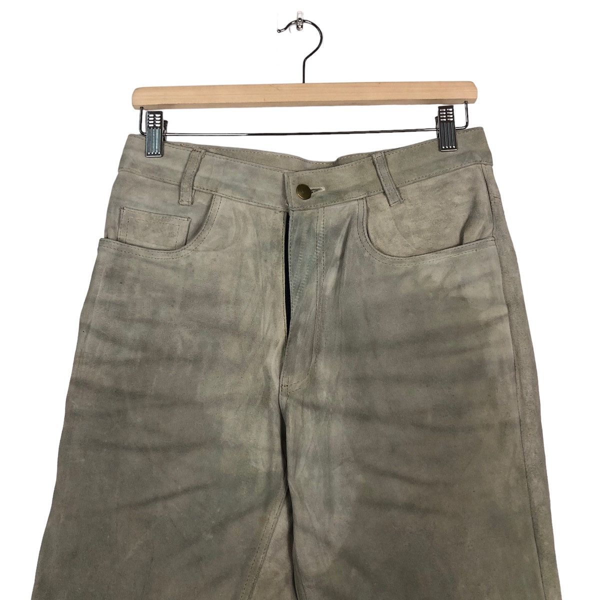 Genuine Leather 🔥Vintage Genuine Leather Cow Skin Biker Pants BBH Pants Size US 30 / EU 46 - 3 Thumbnail