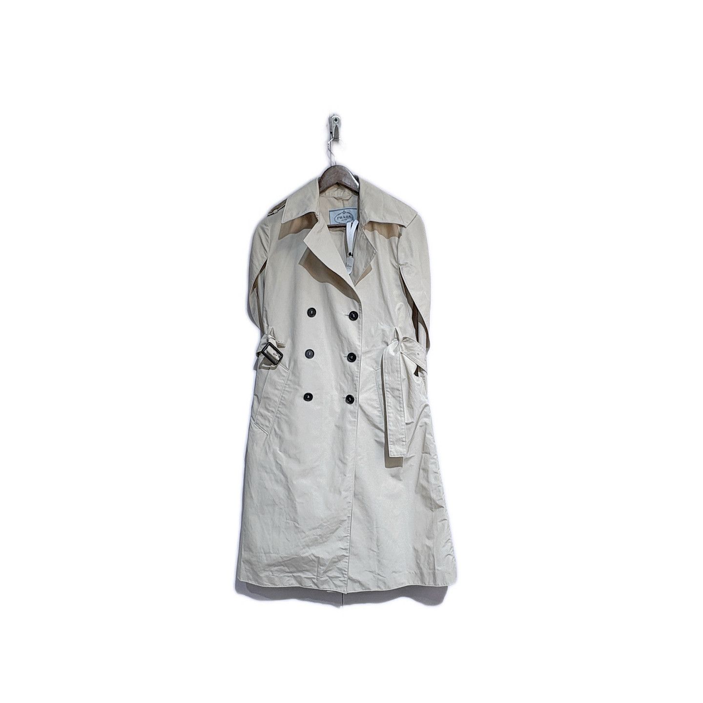 Prada Prada Double Breasted Trench Coat Size 38 Size XS / US 0-2 / IT 36-38 - 1 Thumbnail