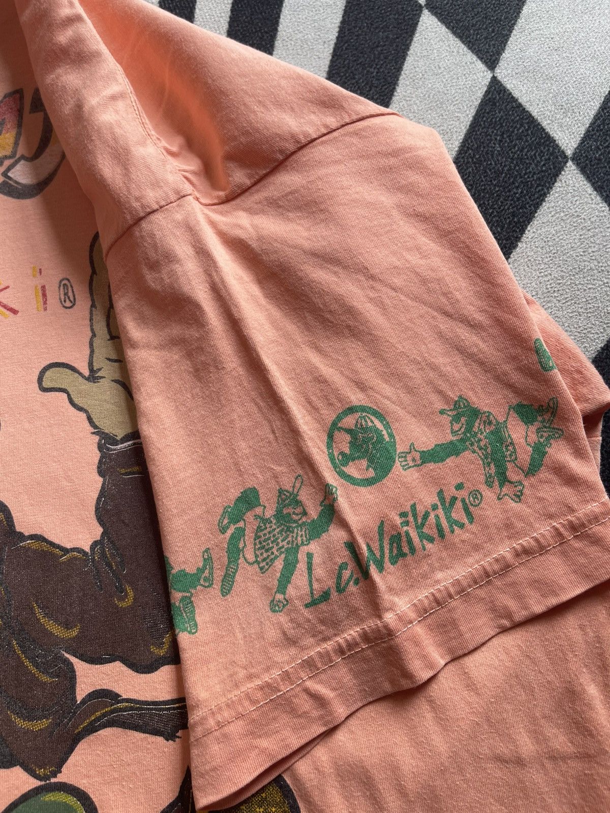 Vintage Vintage 90s L.C. Waikiki "Banana Jones" Monkey T-Shirt Size US XL / EU 56 / 4 - 5 Thumbnail