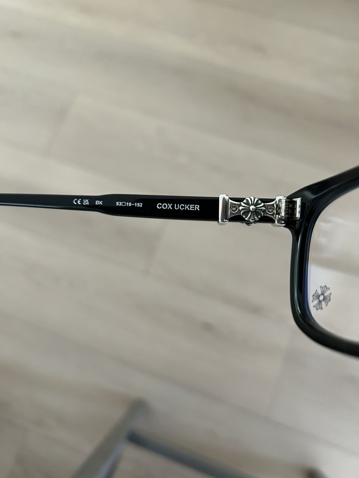 Chrome Hearts Chrome Hearts Cox Ucker Glasses Size ONE SIZE - 8 Thumbnail