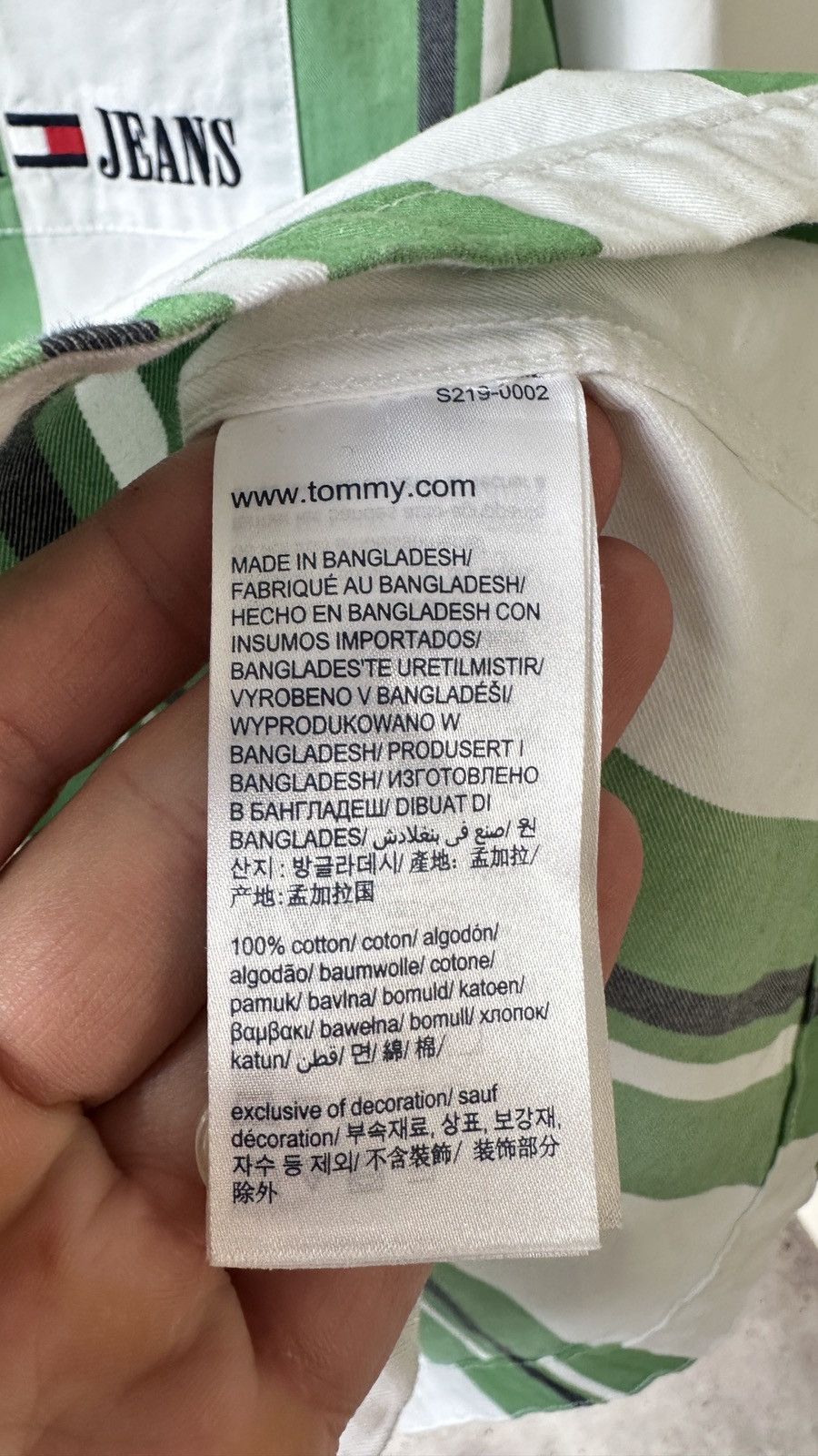 Tommy Hilfiger Tommy Jeans Striped Shirt Skate Fit Y2K Baggy Retro Big Logo Size US M / EU 48-50 / 2 - 9 Thumbnail