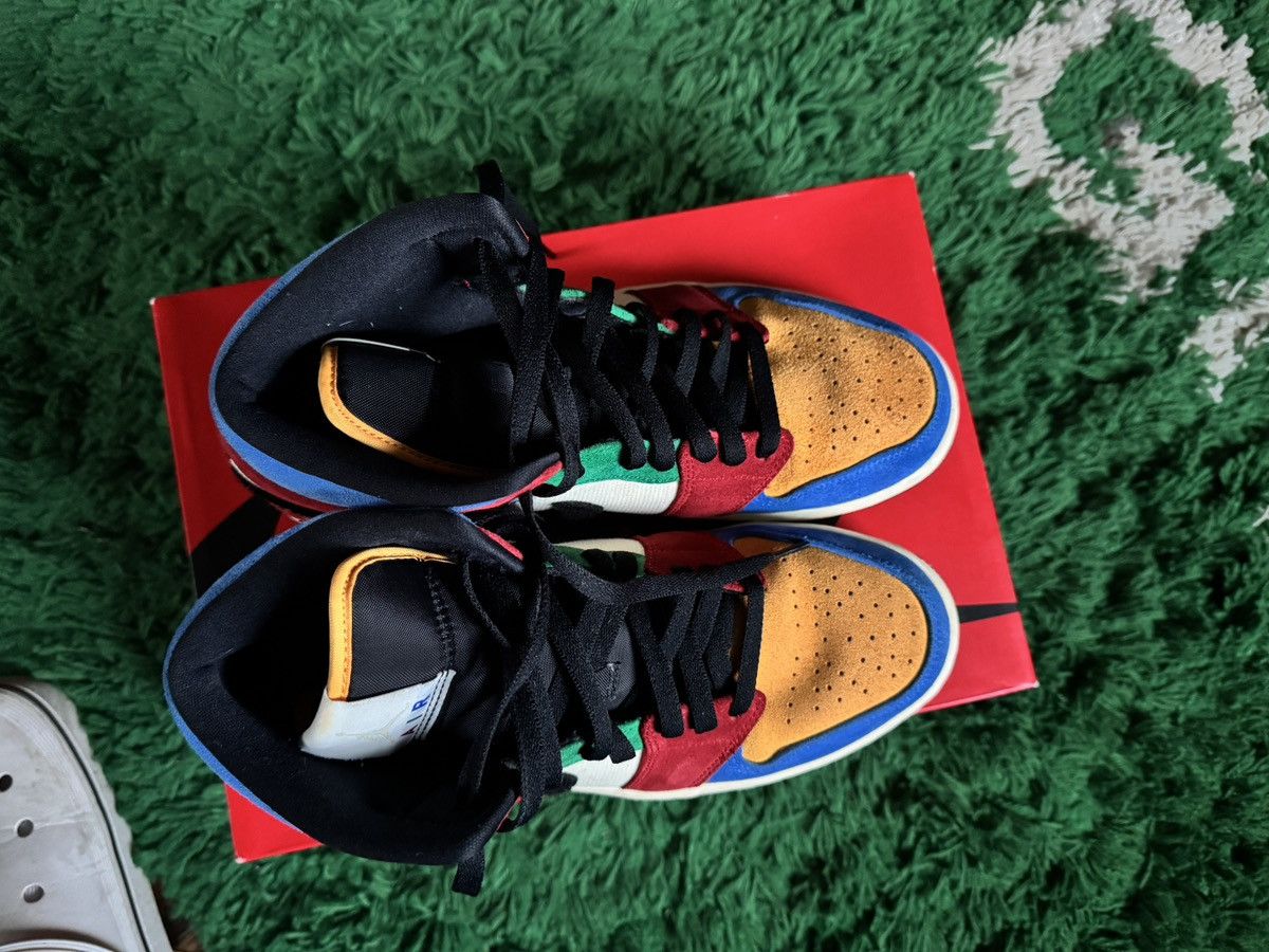 Jordan Brand × Nike Jordan 1 Mid Blue The Great Fearless Size US 9.5 / EU 42-43 - 6 Thumbnail