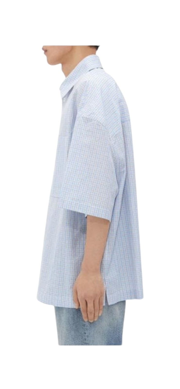 Bottega Veneta BOTTEGA VENETA COTTON LINEN CHECK OVERSHIRT Size US L / EU 52-54 / 3 - 2 Thumbnail