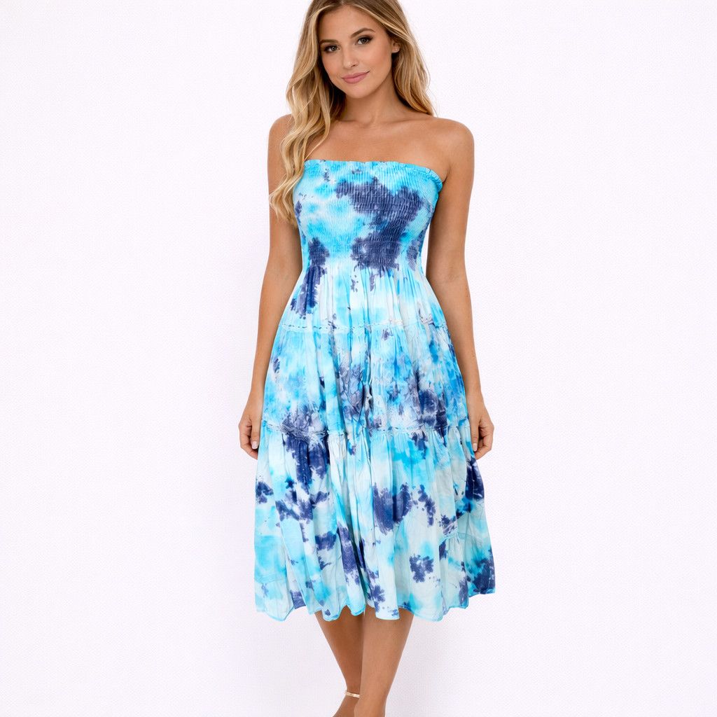 Vacation Yoana Baraschi Sleeveless Embroidered Belted Chiffon Dress |  Grailed