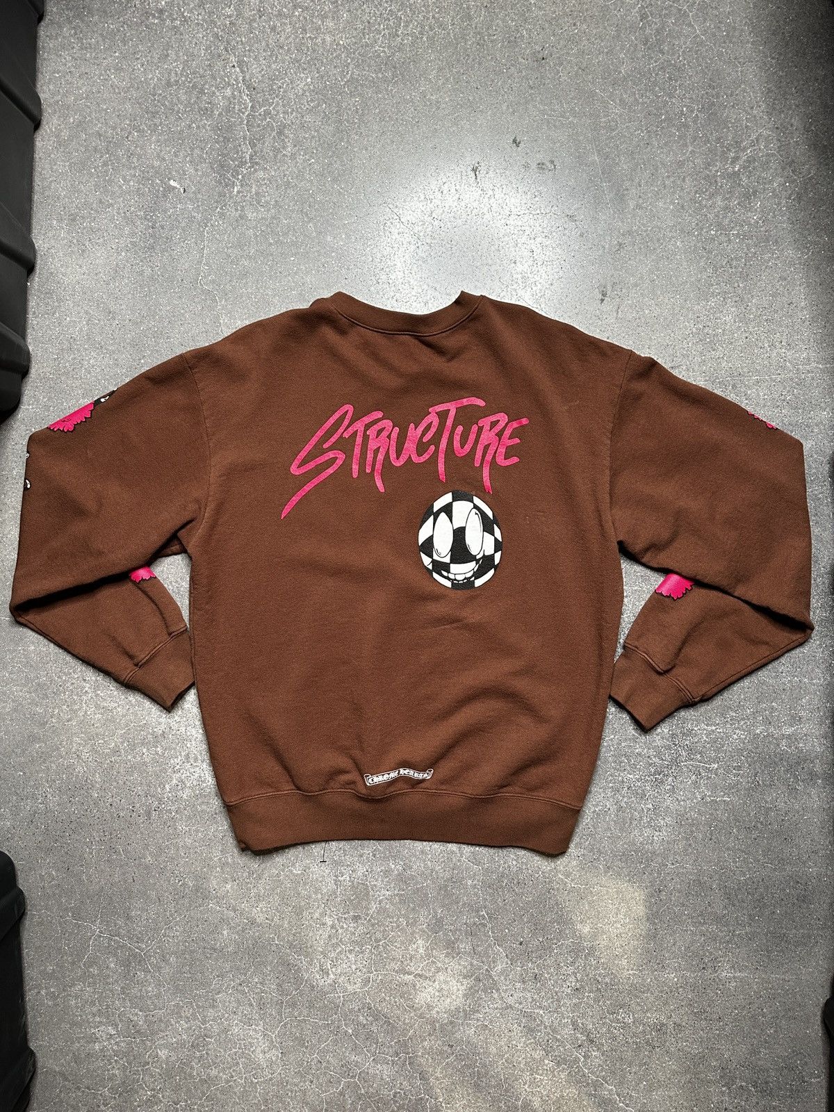 Chrome Hearts Chrome Hearts Matty Boy Structure Crewneck Sweatshirt Brown Size US L / EU 52-54 / 3 - 2 Thumbnail