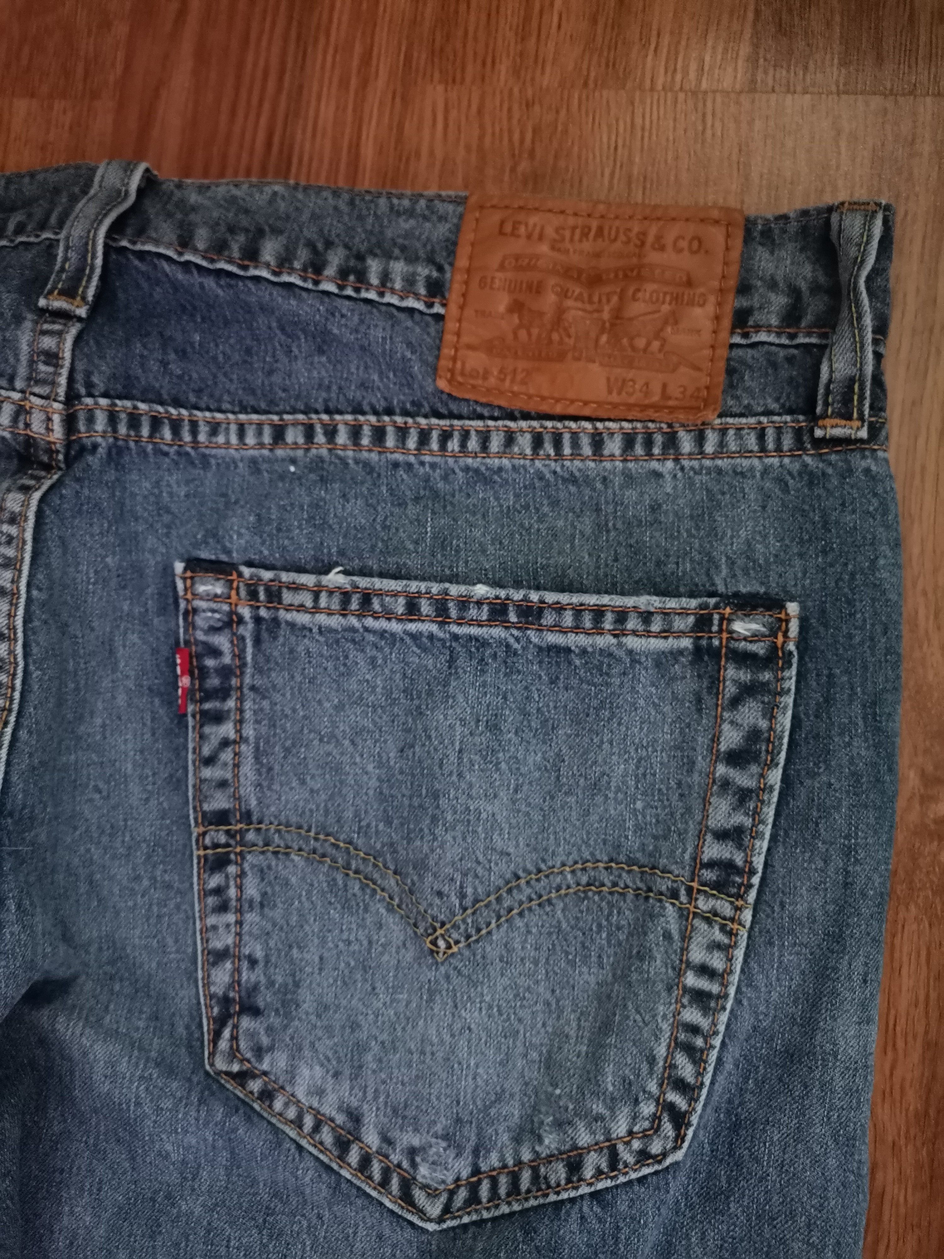 Levi's Levi's 512 Premium Distressed Jeans Size US 34 / EU 50 - 4 Thumbnail