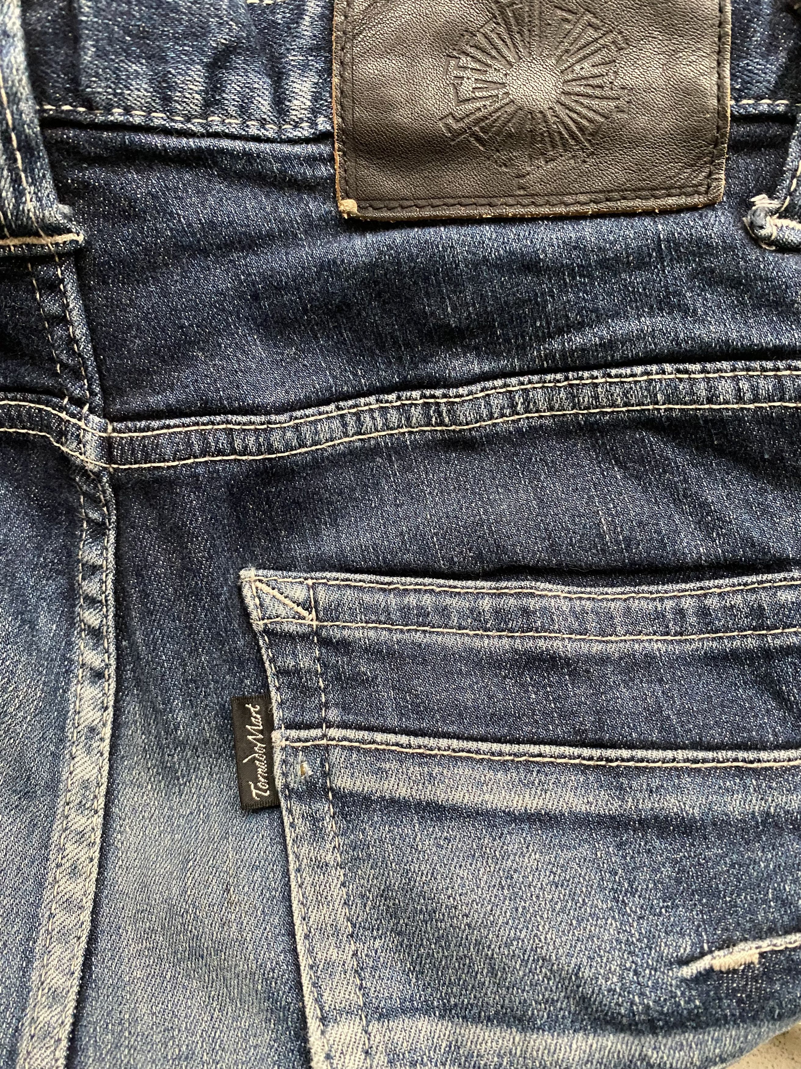 Tornado Mart Distressed Lightning Tornado Mart Japan Jeans Size 29" - 5 Thumbnail