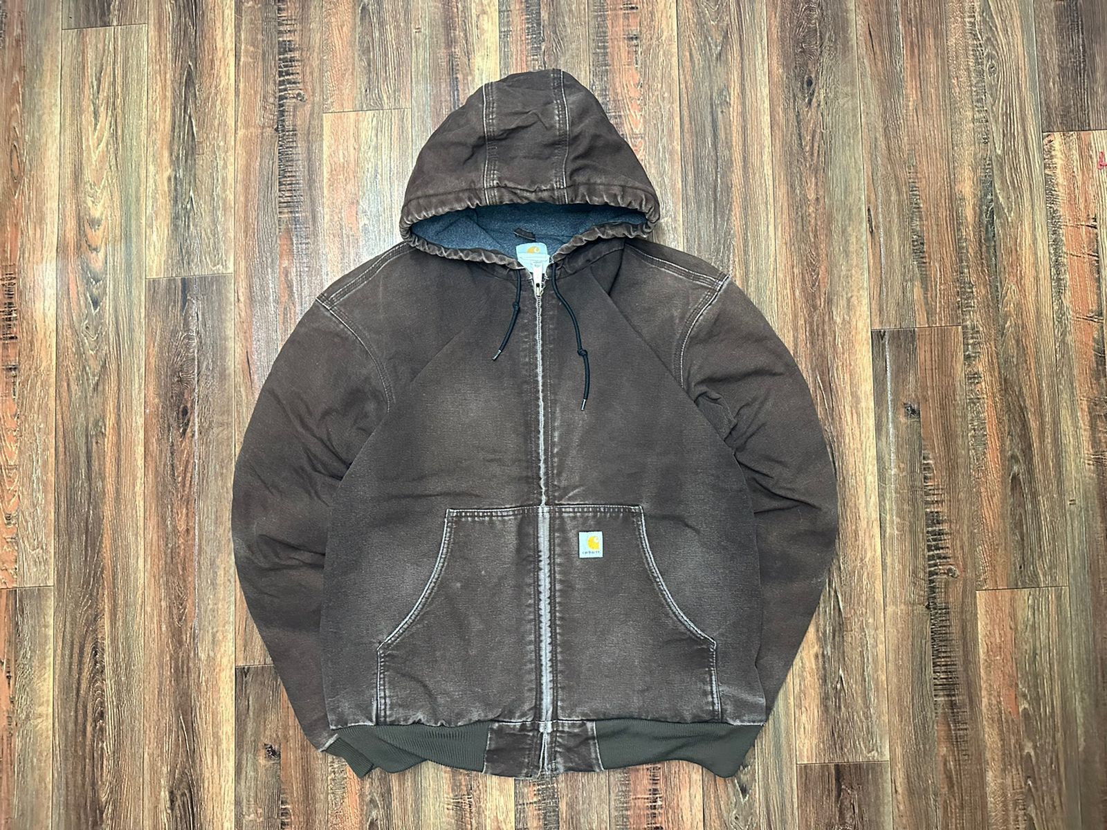 Carhartt × Vintage Vintage 90's Carhartt jacket Faded Carhartt Active Jacket Size US XL / EU 56 / 4 - 1 Thumbnail