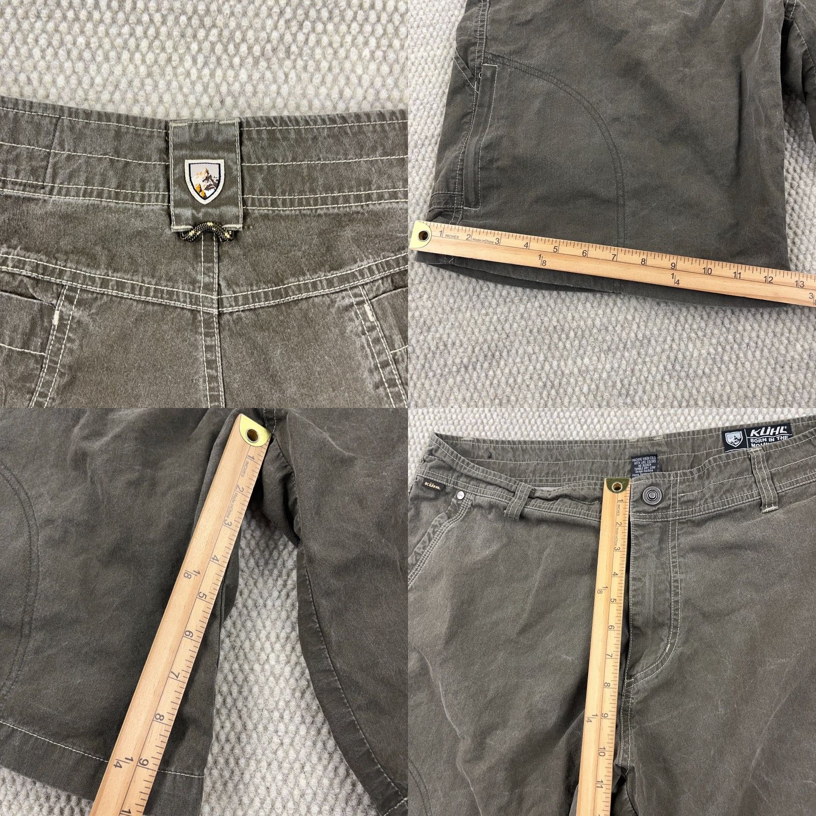 Vintage Kuhl Cargo Shorts Men 38 Green Utility Hiking Cotton Nylon Athletic Size US 38 / EU 54 - 8 Thumbnail