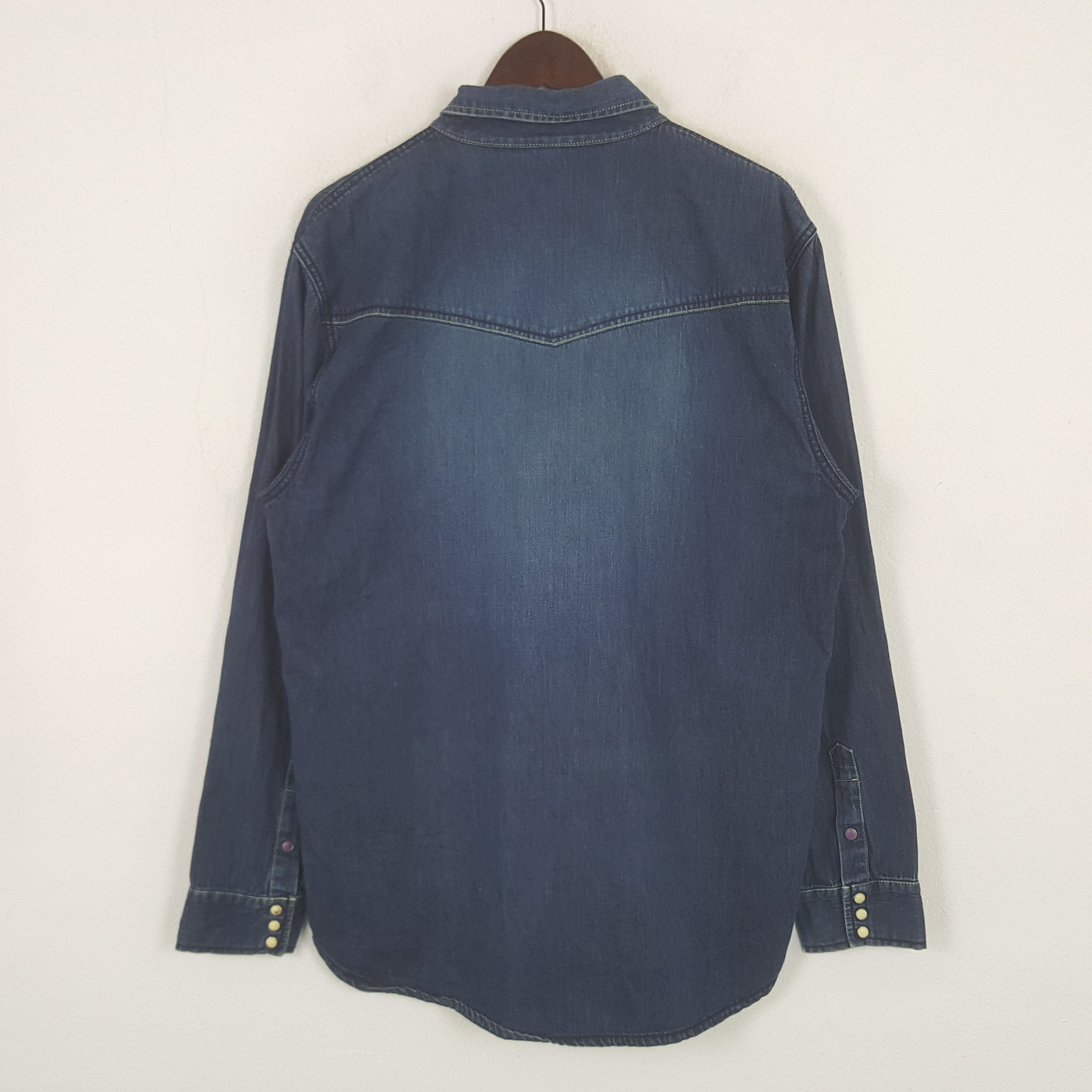 Prps Vintage PRPS Denim Button Up Shirt Size US L / EU 52-54 / 3 - 3 Thumbnail