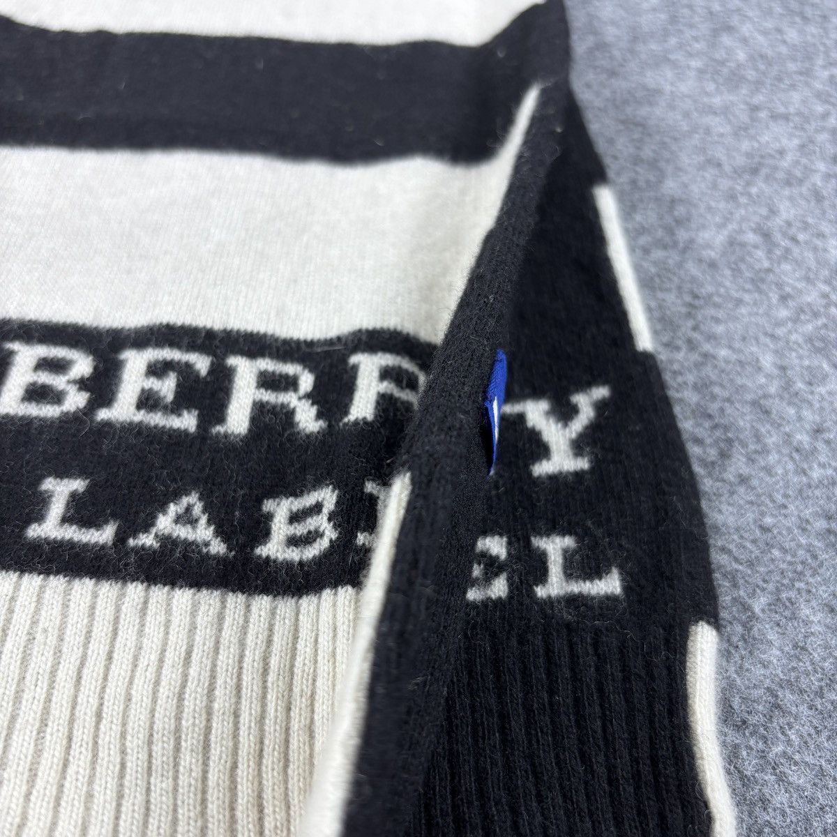 Burberry × Vintage Burberry Scarf # D715 # Muffler # Neckwear # Blue Label Size ONE SIZE - 4 Thumbnail