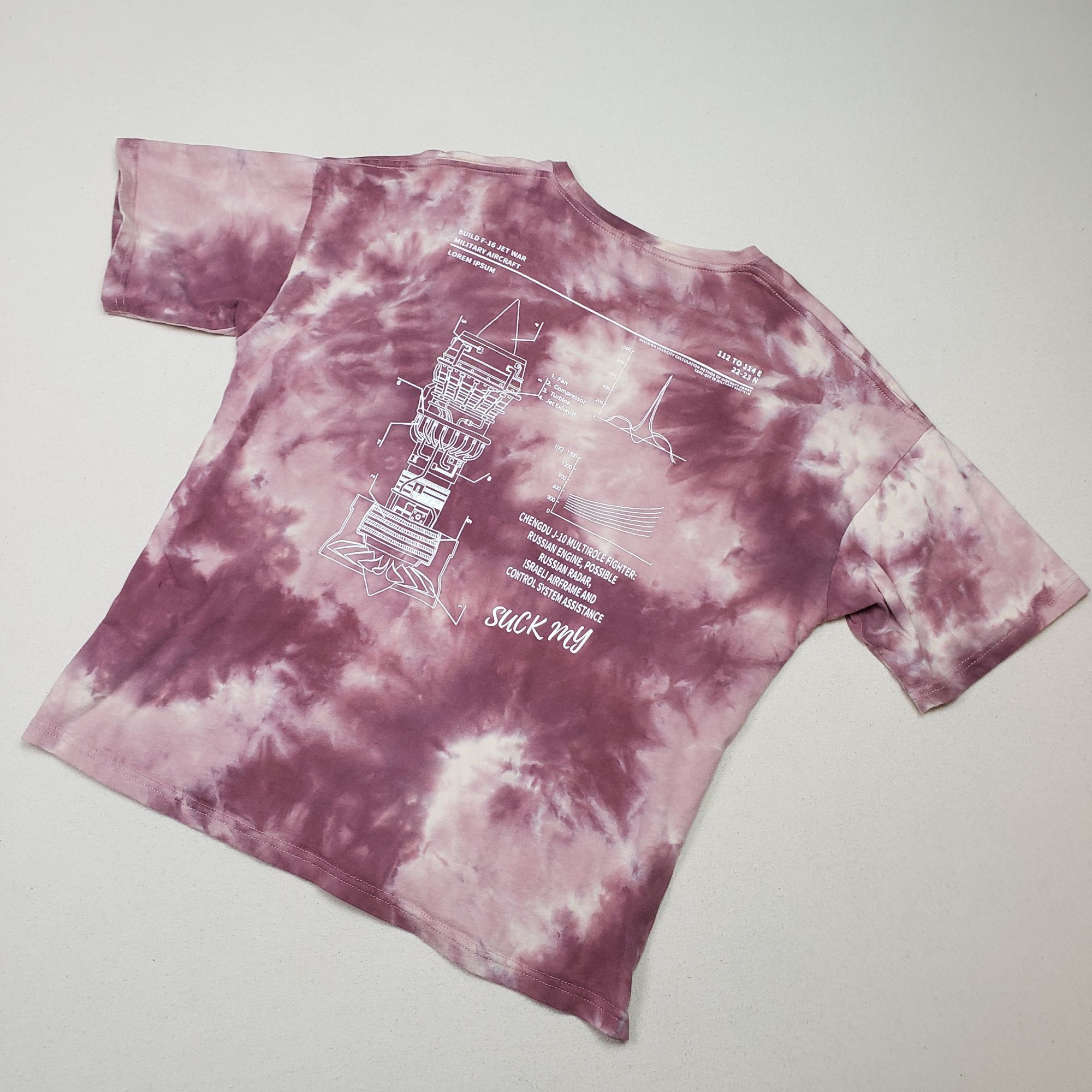 Other Suck-My (Brand) Red/White Tie Dyed Perfect Nonsense T-Shirt Size US XL / EU 56 / 4 - 4 Thumbnail