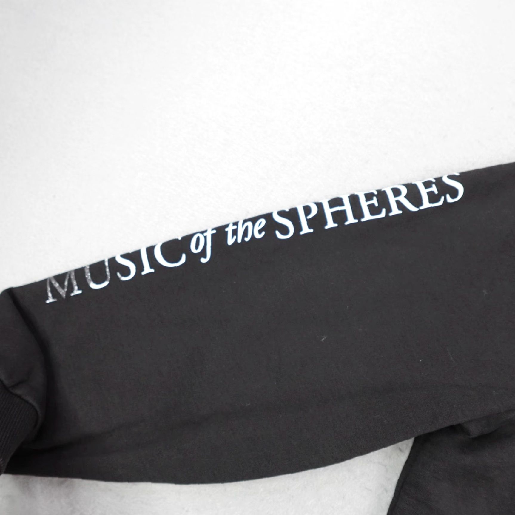 Vintage Coldplay Hoodie Mens 2XL Black Music Of The Spheres Pullover Concert Sweatshirt Size US XXL / EU 58 / 5 - 4 Thumbnail