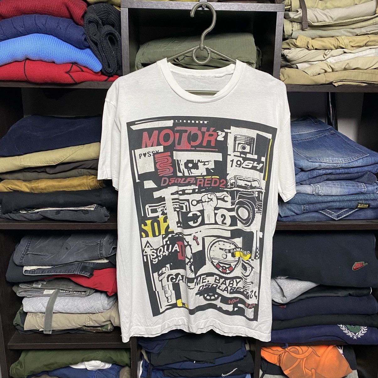 Dsquared2 Designer Dsquared2 Big Graphic Logo y2k opium tee size S Size US S / EU 44-46 / 1 - 1 Thumbnail
