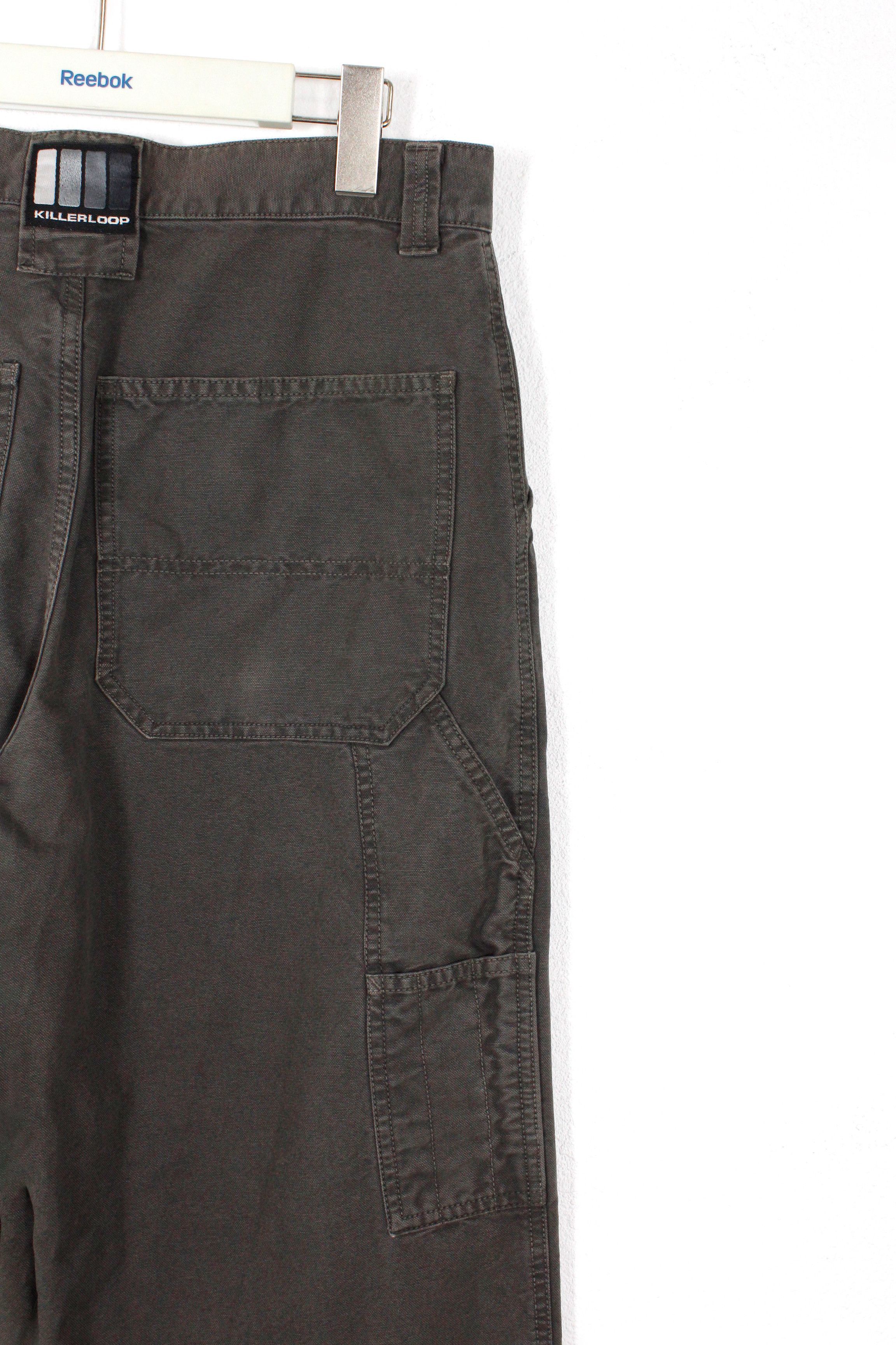 Japanese Brand × Vintage Killer Loop Vintage Carpenter Baggy Cargo Pants Y2K 90s Size US 31 - 5 Thumbnail