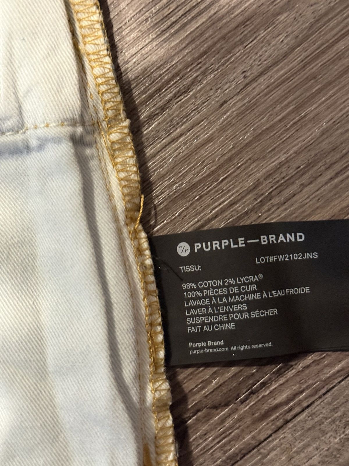 Purple Brand Purple Jeans Size US 31 - 7 Thumbnail