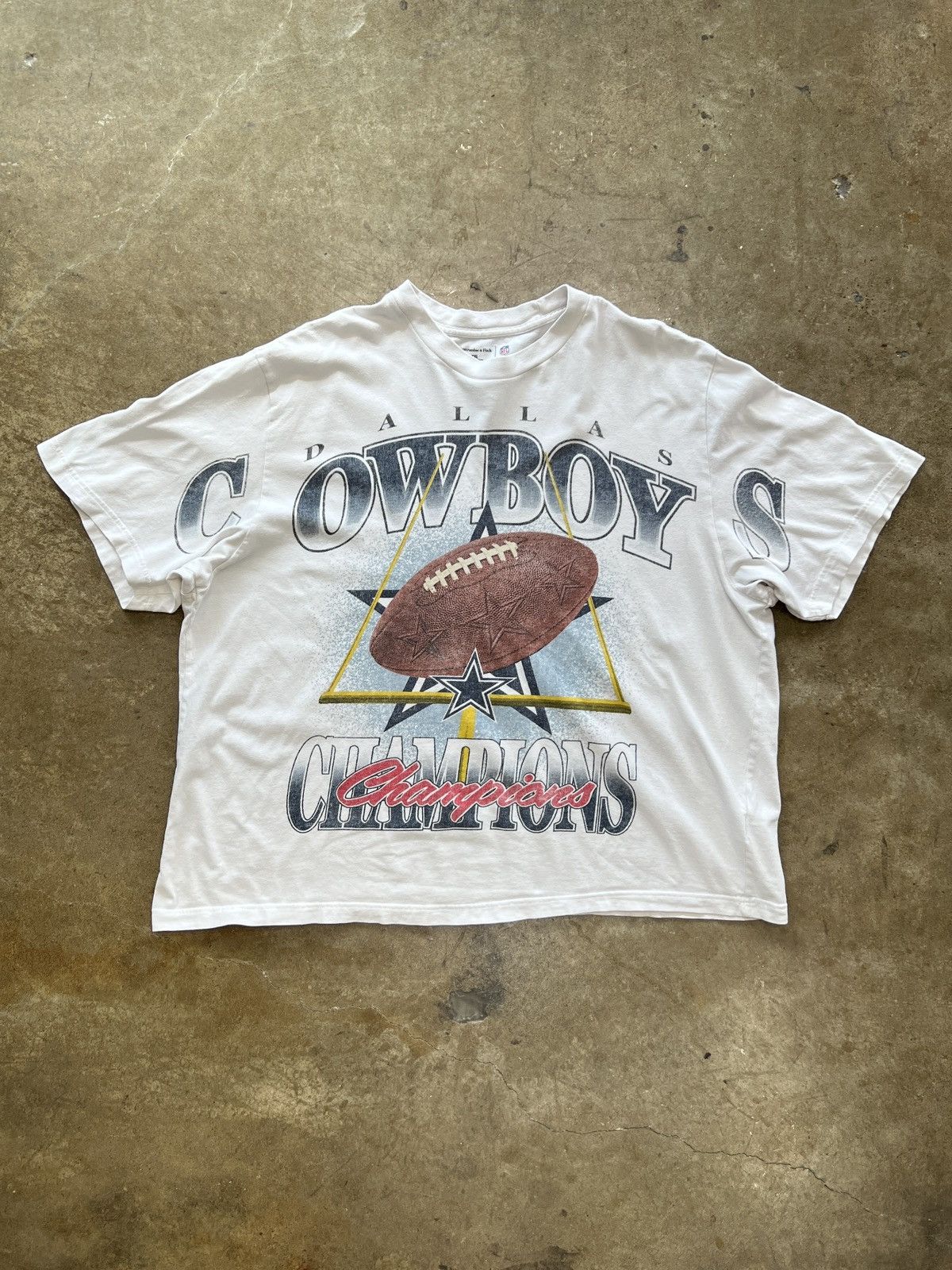 Abercrombie & Fitch NFL Abercombie & Fitch Dallas Cowboys Football Tee XXL Size US XXL / EU 58 / 5 - 2 Thumbnail