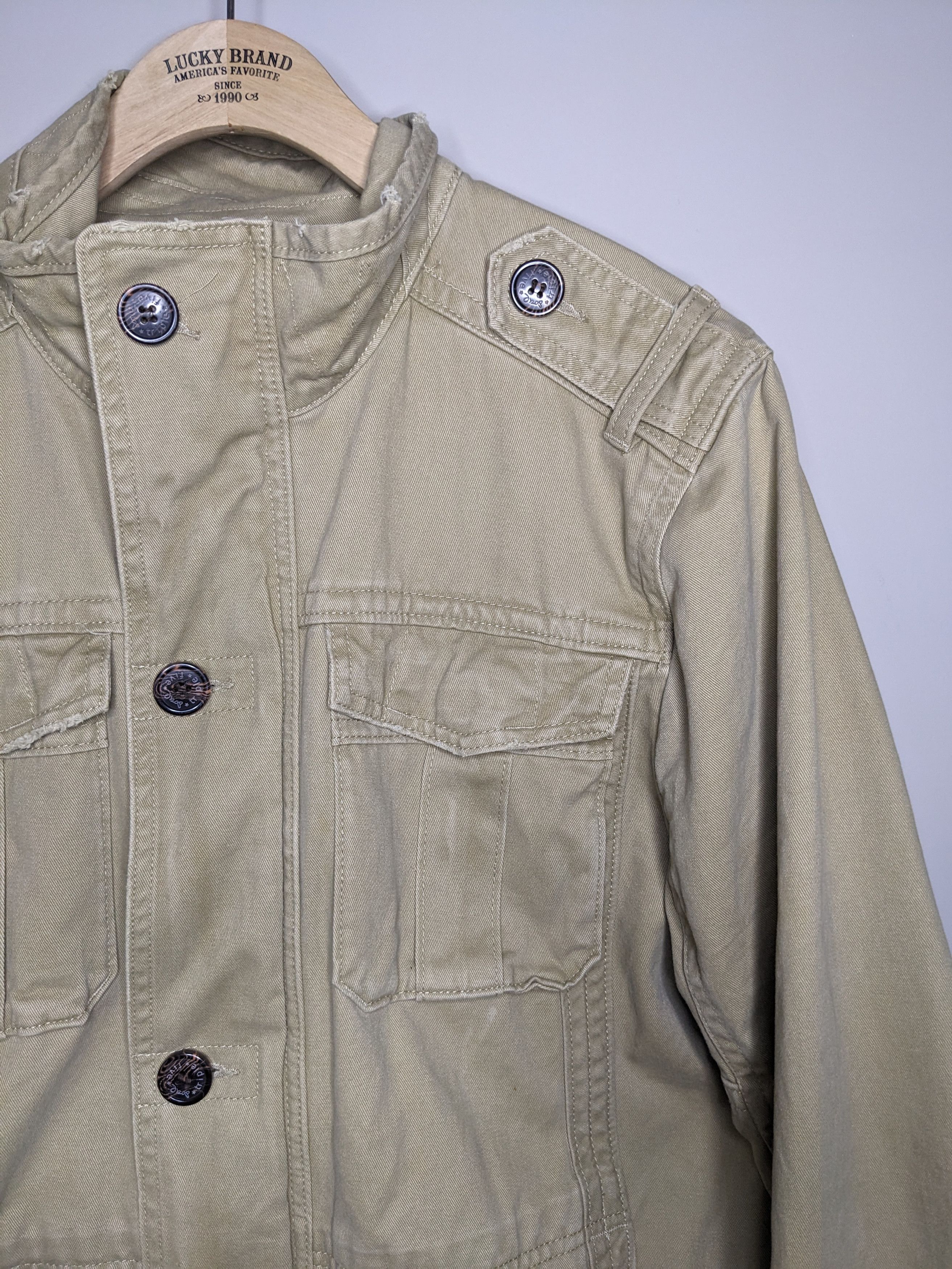 Triple 5 Soul VTG Triple Five Soul Military Field Jacket Large Canvas Y2K Size US L / EU 52-54 / 3 - 2 Thumbnail