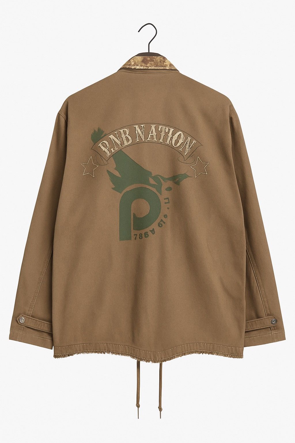 Vintage Vintage Y2K PNB Nation Utility Jacket XXL Brown Camo Collar Size US XXL / EU 58 / 5 - 2 Thumbnail