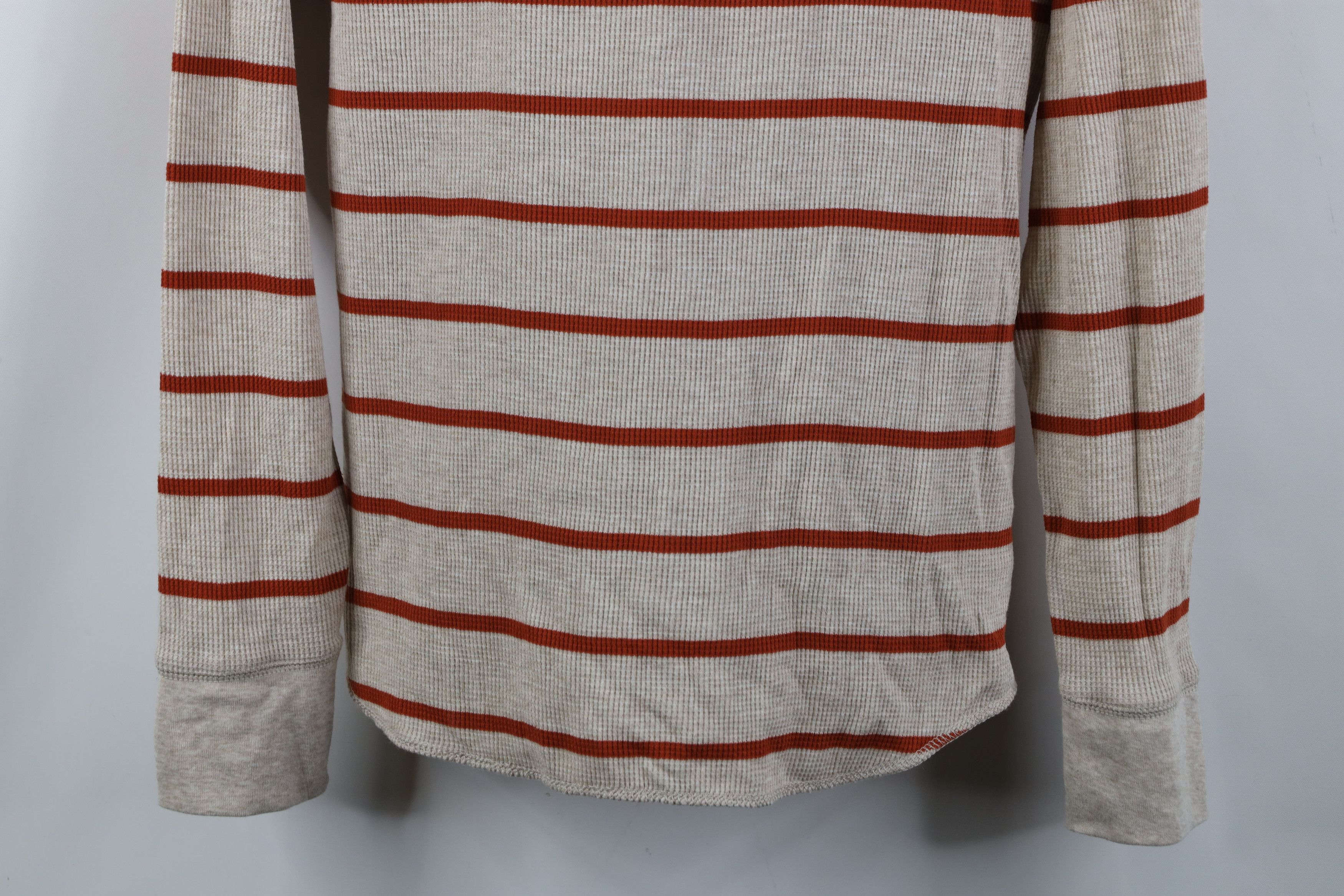 Gap Vintage Y2K Gap Waffle Knit Striped Long Sleeve T-Shirt Size US M / EU 48-50 / 2 - 3 Thumbnail