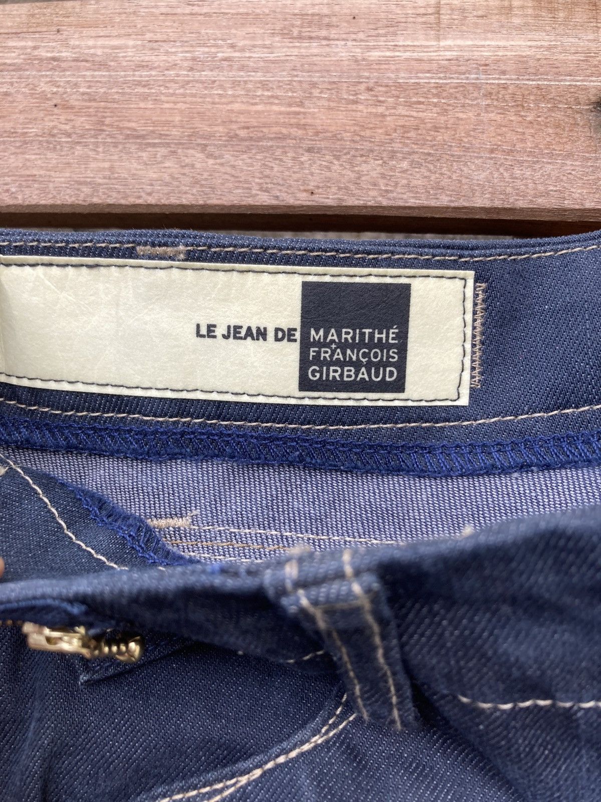 Marithe + Francois Girbaud Le Jean De Marithe Francois Girbaud Flare Blue Star Jeans Size 30" / US 8 / IT 44 - 8 Thumbnail