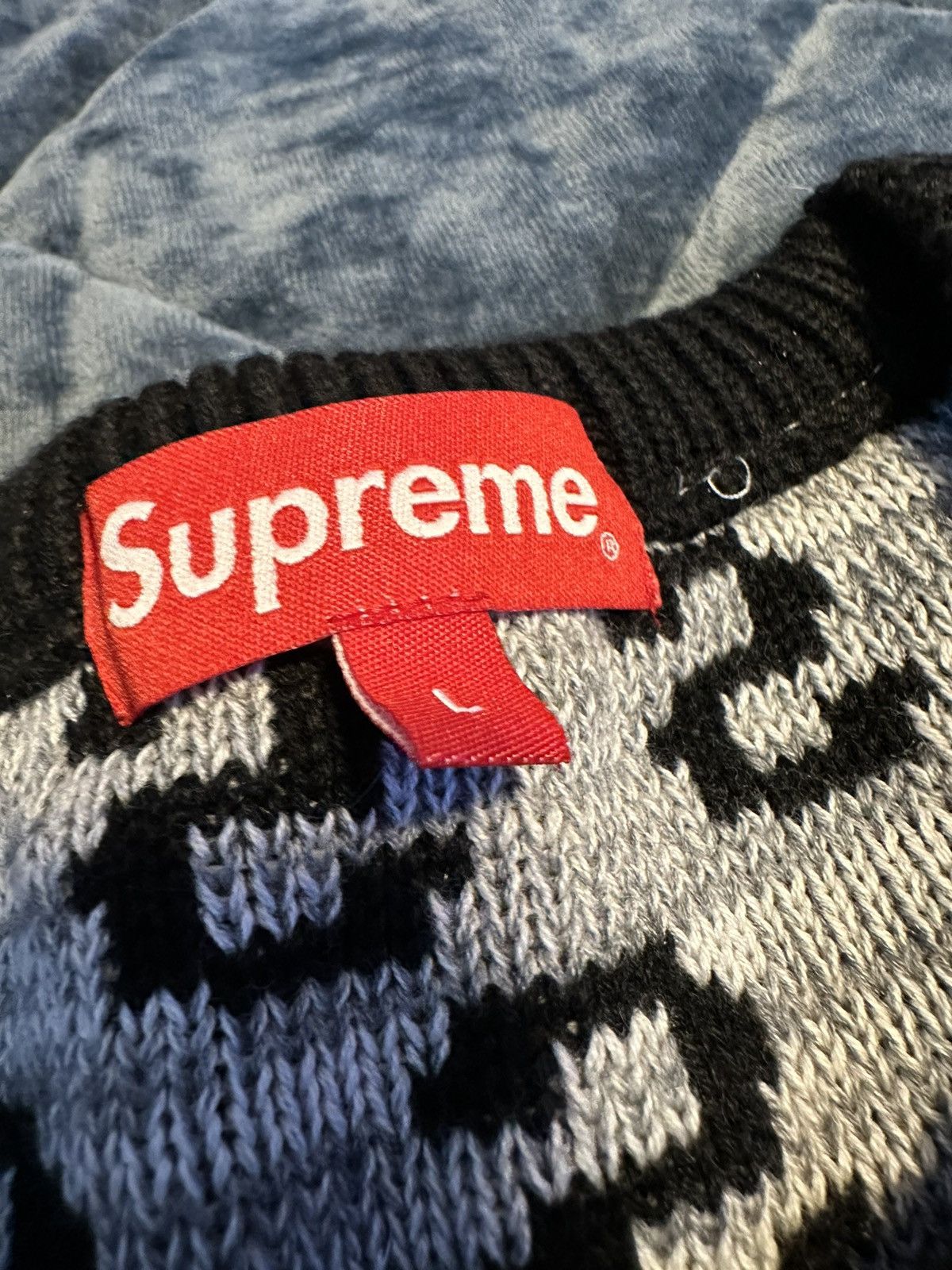 Supreme Supreme Repeat S Sweater Size US L / EU 52-54 / 3 - 2 Thumbnail
